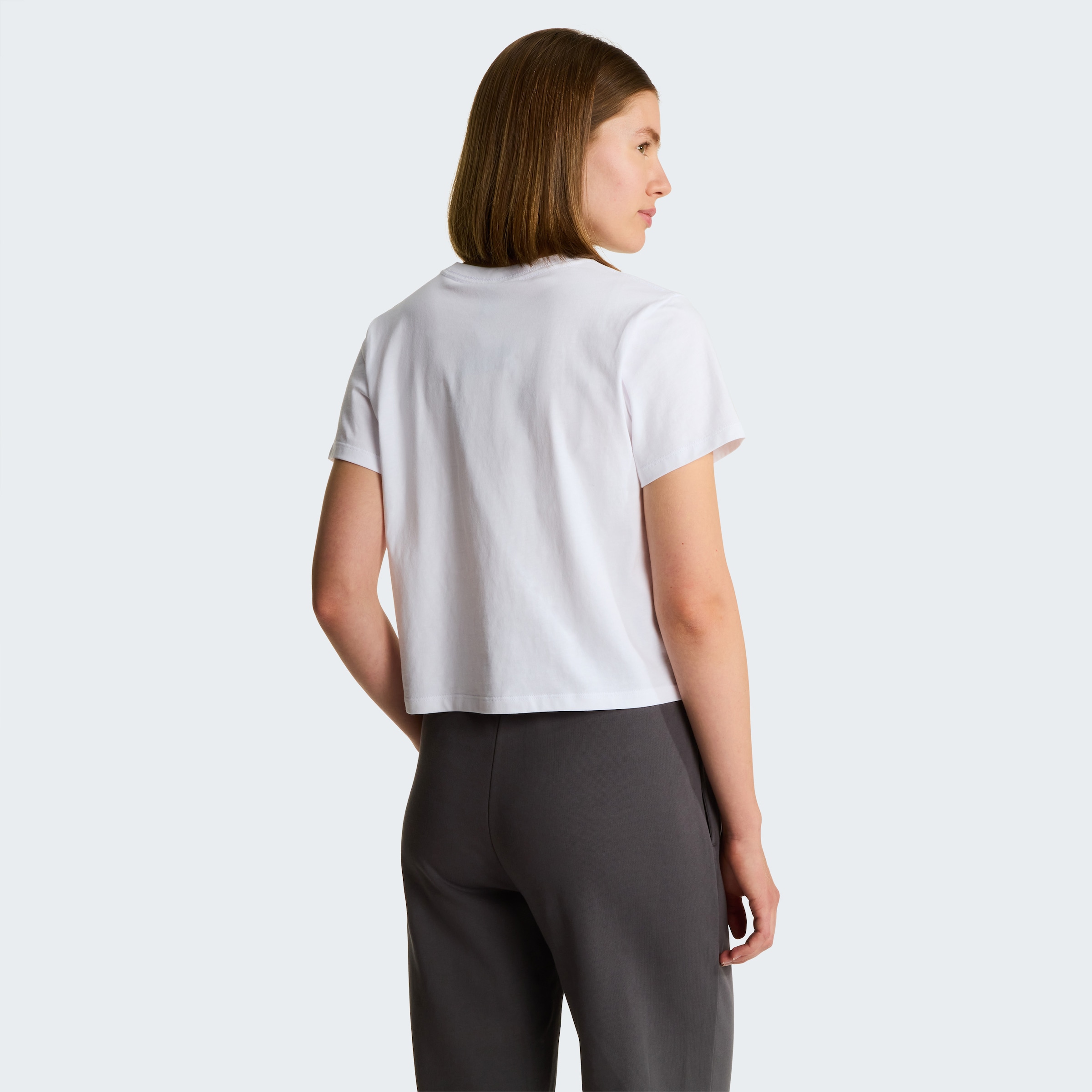 The North Face T-Shirt »W ESSENTIAL REGULAR SHORT SLEEVE CUTIE TEE« Kurzarm, für Sportmode und Outdoormode, Rundhalsausschnitt