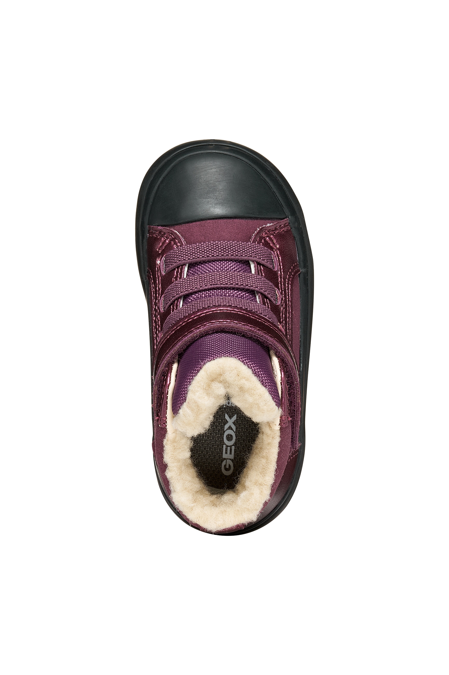 Geox Lauflernschuh »B GISLI GIRL«  Winterboots mit Klettriemchen mit Größenschablone zum Download