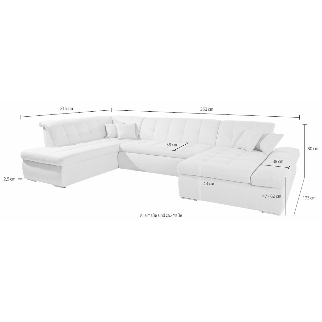 INOSIGN Wohnlandschaft »U-Form«