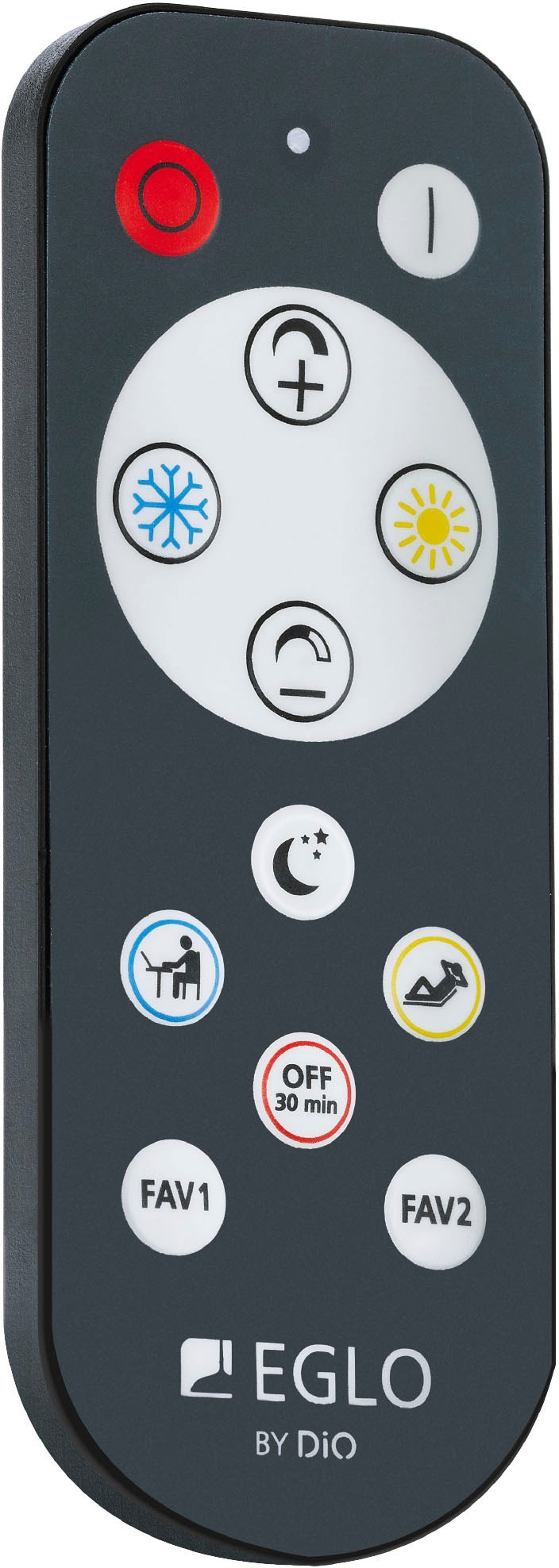 EGLO Deckenleuchte »ULISANO« LED-Modul 1 Stk. warmweiß - kaltweiß Deckenleuchte in schwarz aus Alu, Stahl - 21W - warmweiß - kaltweiß