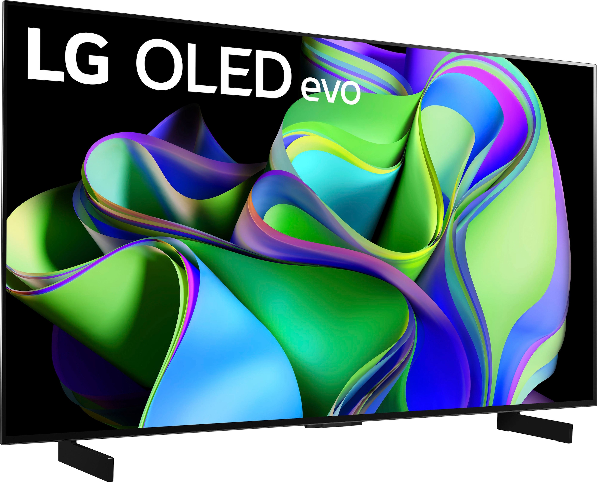 LG OLED-Fernseher »OLED42C37LA«, 4K Ultra HD, Smart-TV, OLED evo, bis zu 120 Hz, α9 Gen6 4K AI-Prozessor, Twin Triple Tuner