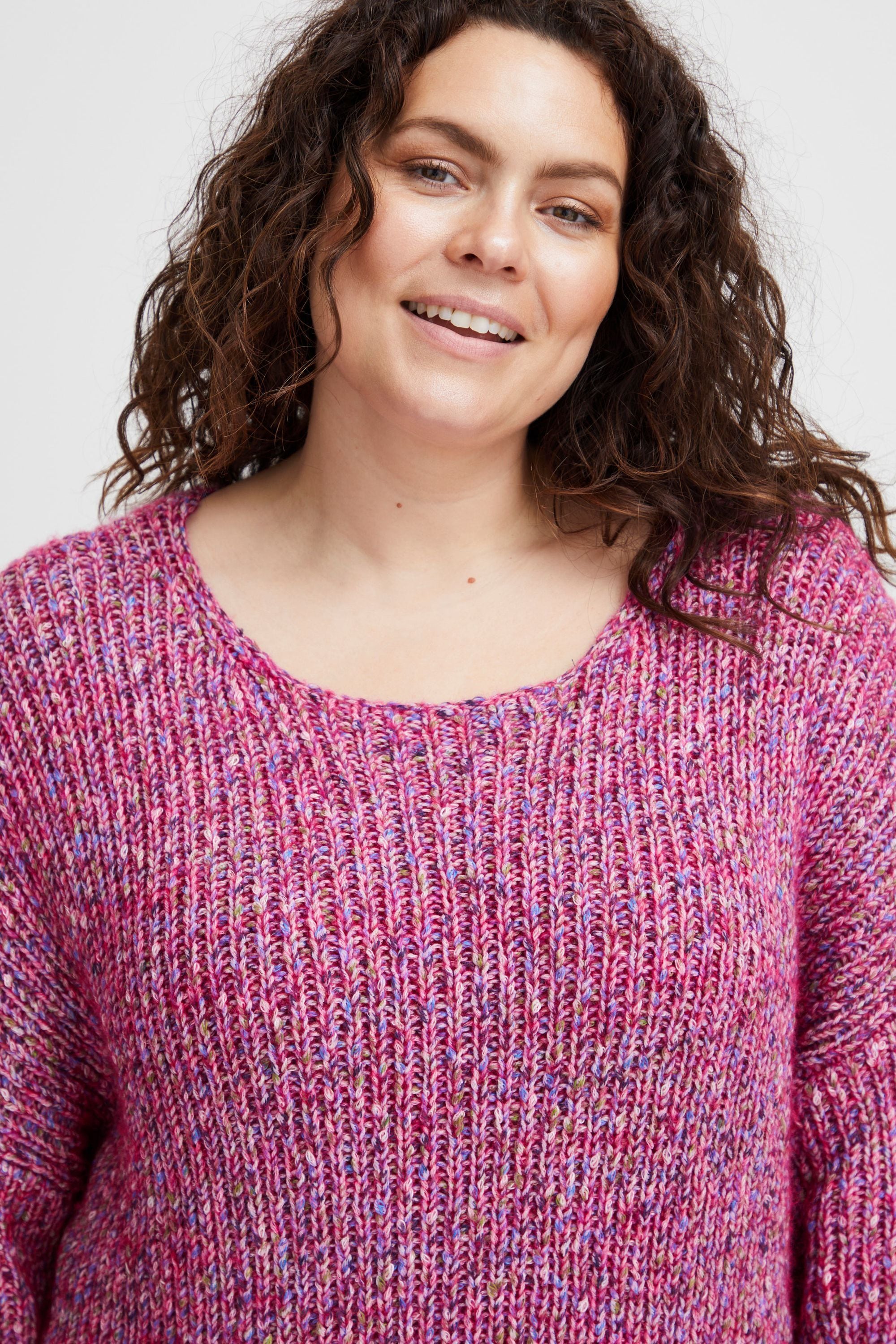 fransa Strickfleece-Pullover »Strickpullover FPSpotta«