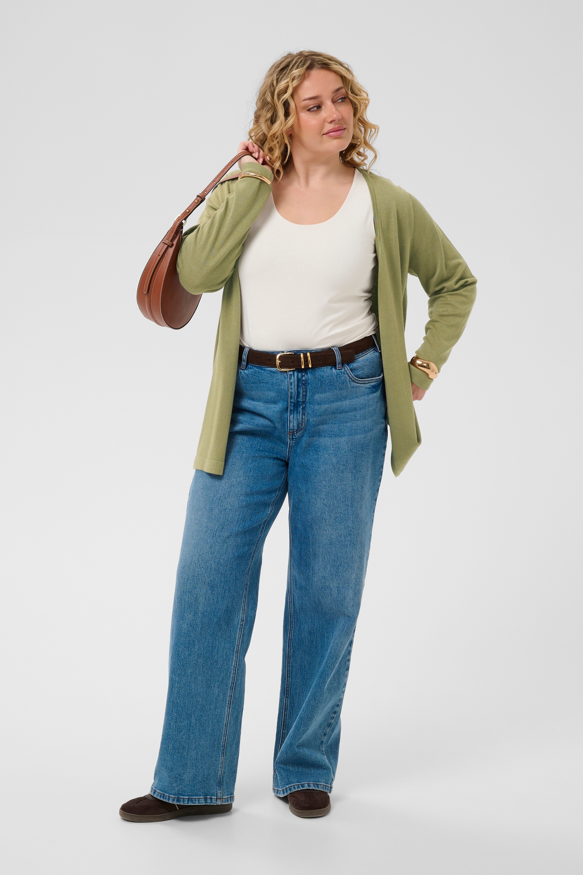 KAFFE Curve Strickjacke »Damen Strickjacke KCfarsia«