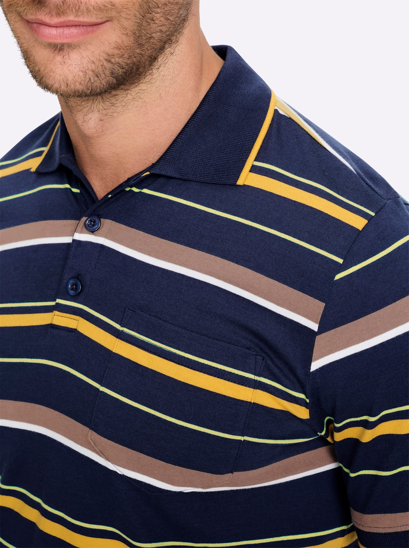 Marco Donati Kurzarmshirt »Kurzarm-Poloshirt« 1 tlg.