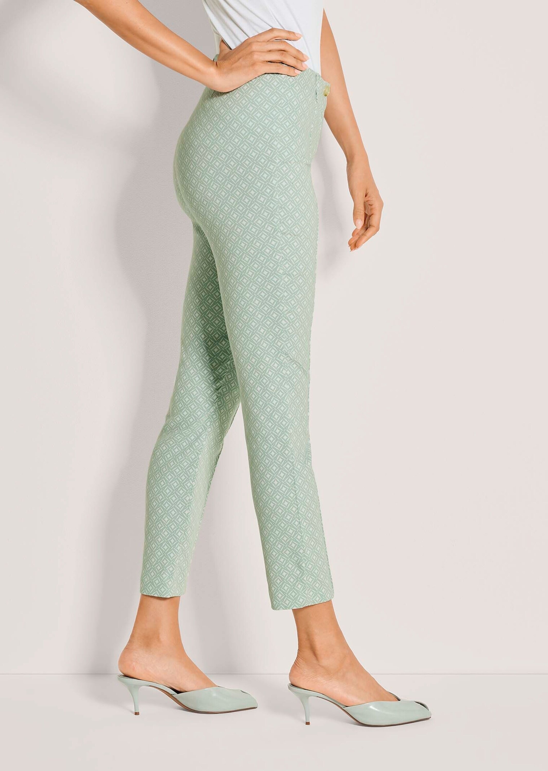 MADELEINE Stoffhose »Jerseyhose Jacquardhose mit grafischem Muster«