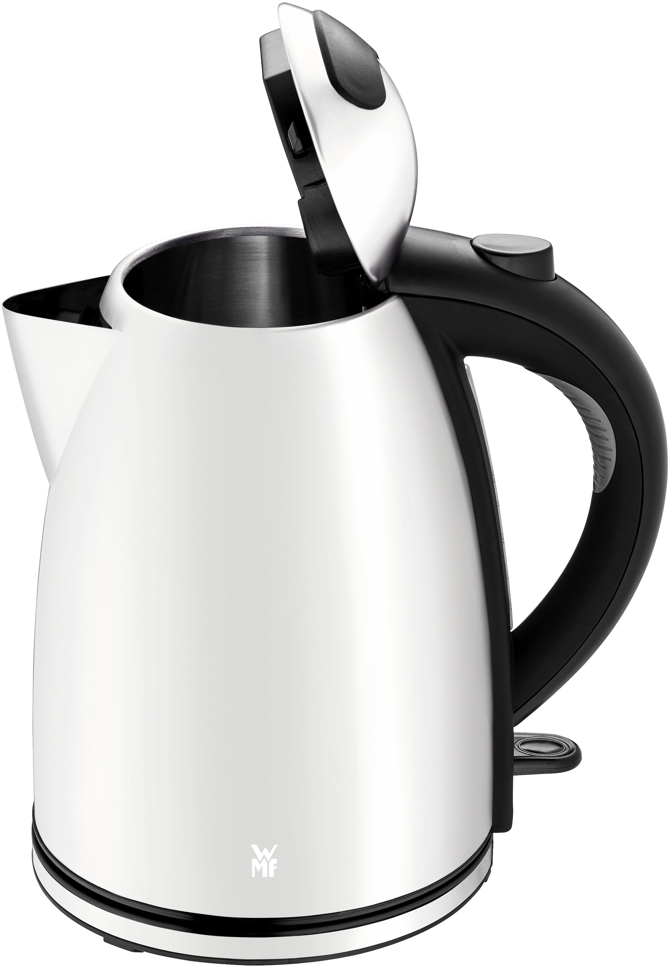 WMF Wasserkocher »Stelio Paper Grey«, 1,7 l, 2400 W, Cromargan, beleuchtete Wasserstandsanzeige, 2400 Watt
