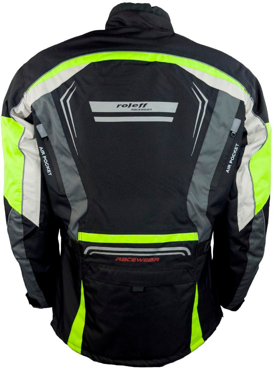 roleff Motorradjacke »Turin«, mit Sicherheitsstreifen
