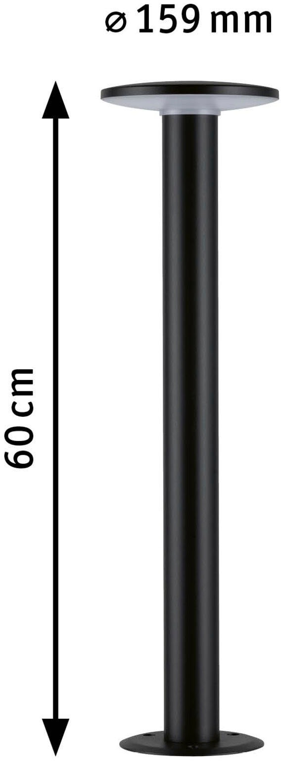 Paulmann LED Pollerleuchte »Outdoor Plug & Shine Plate RGBW IP44«, 1 flammig, ZigBee, IP44 RGBW