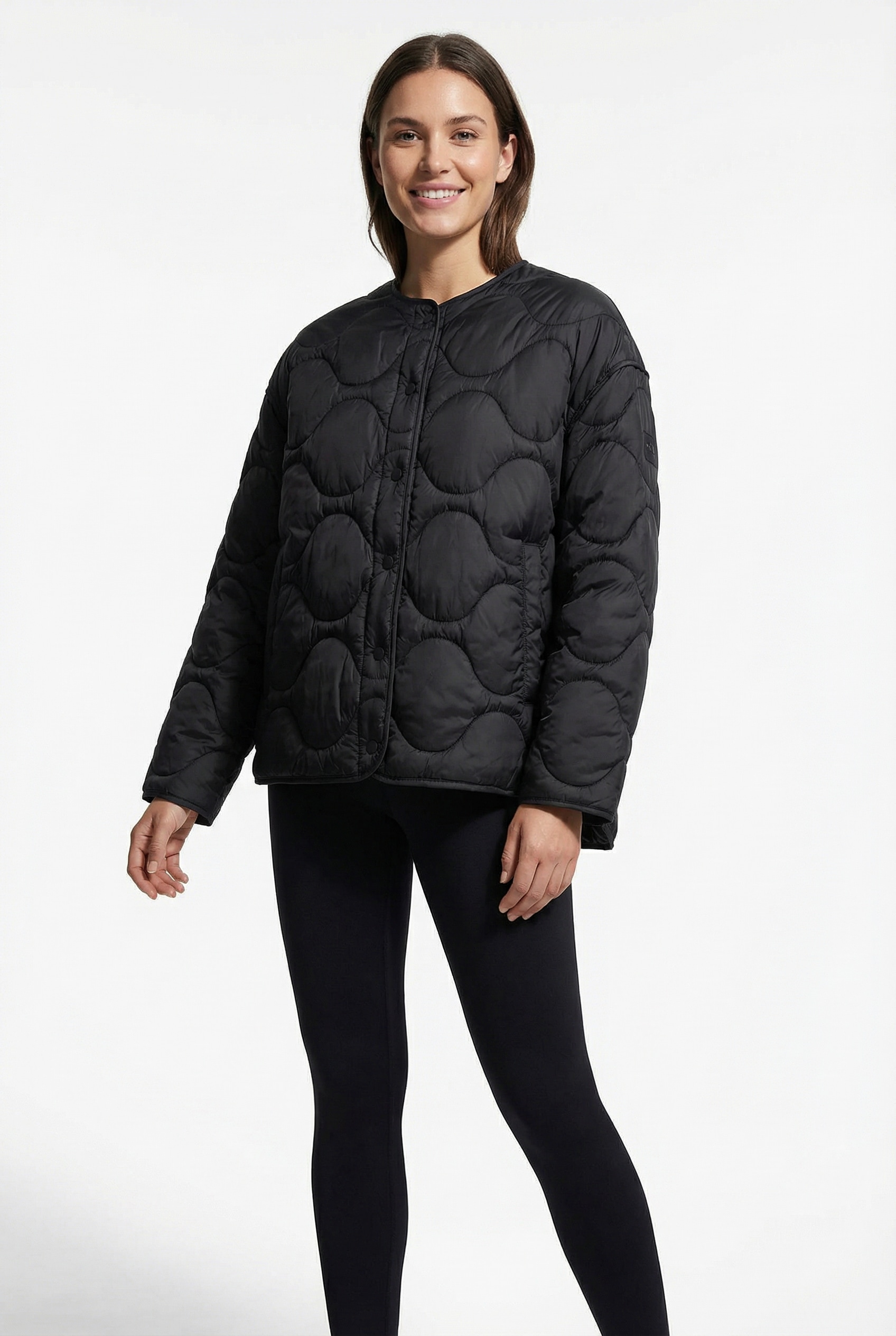 Calvin Klein Jeans Steppjacke »INSULATED LINER JACKET« ohne Kapuze Mit Rundhalsausschnitt