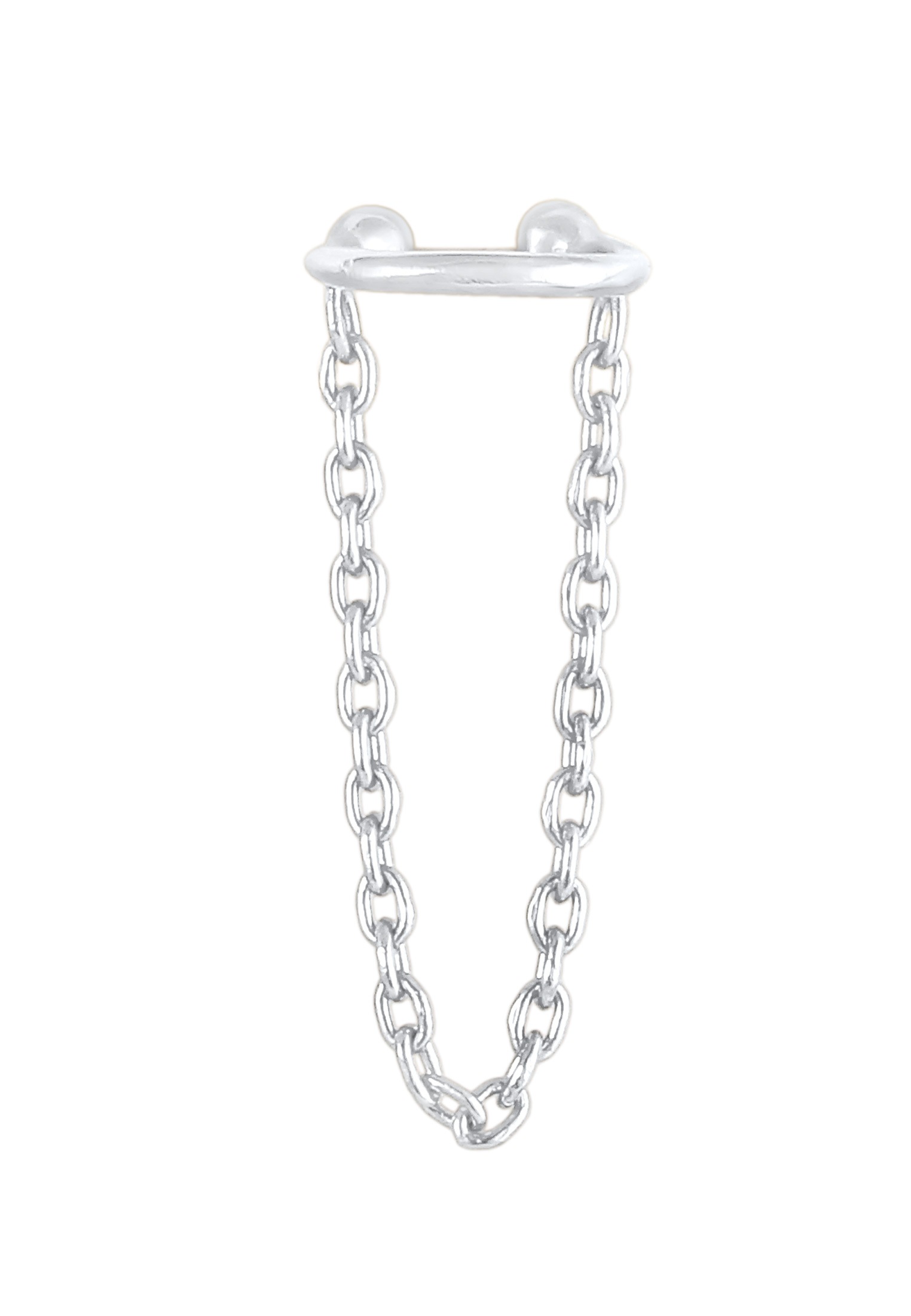 Elli Ohrklemme »Ohrringe Earcuff Klemme Kettchen 925 Silber«