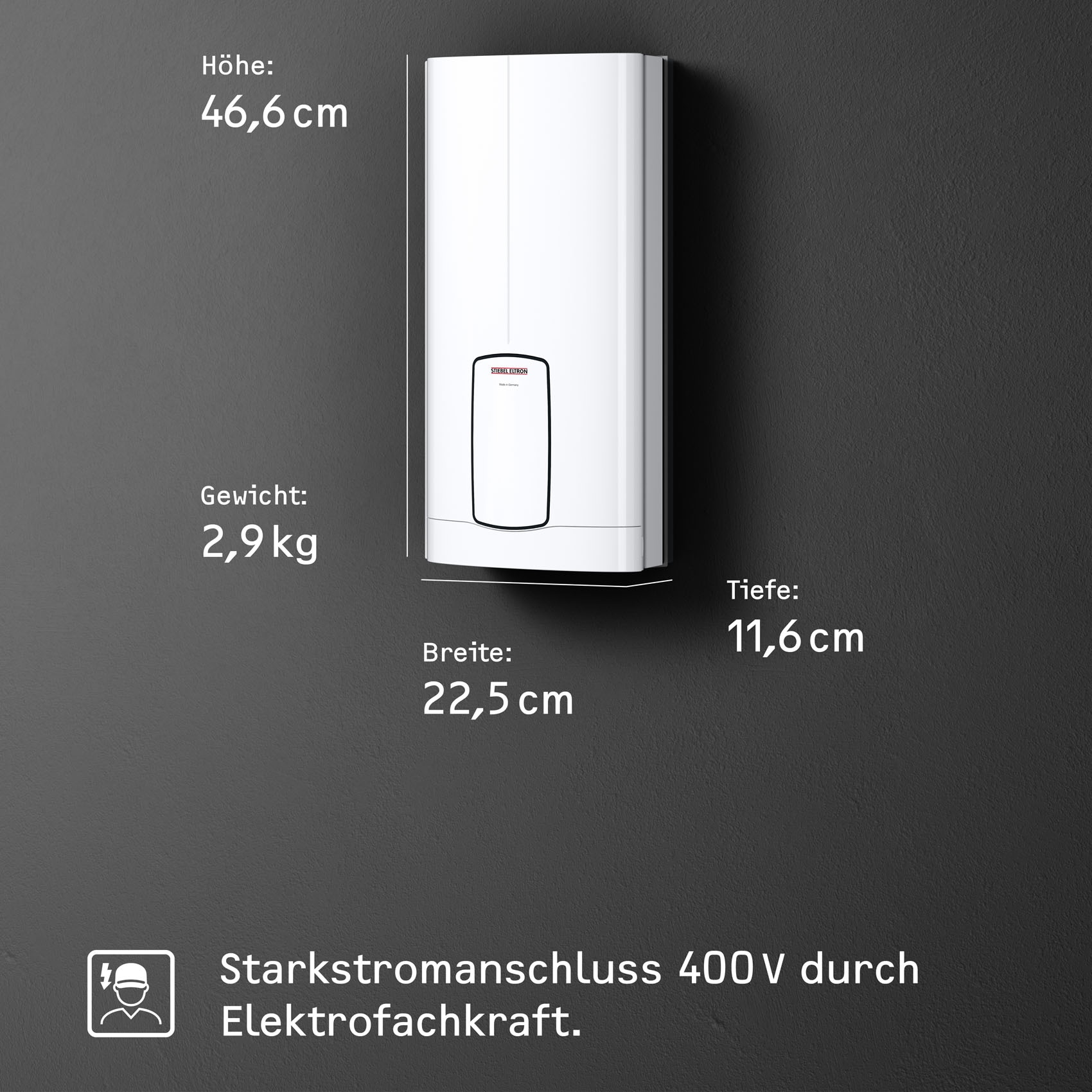 STIEBEL ELTRON Komfort-Durchlauferhitzer »HDB-E 27 Trend«, 2i Technologie für nahezu konstante Warmwassertemperatur