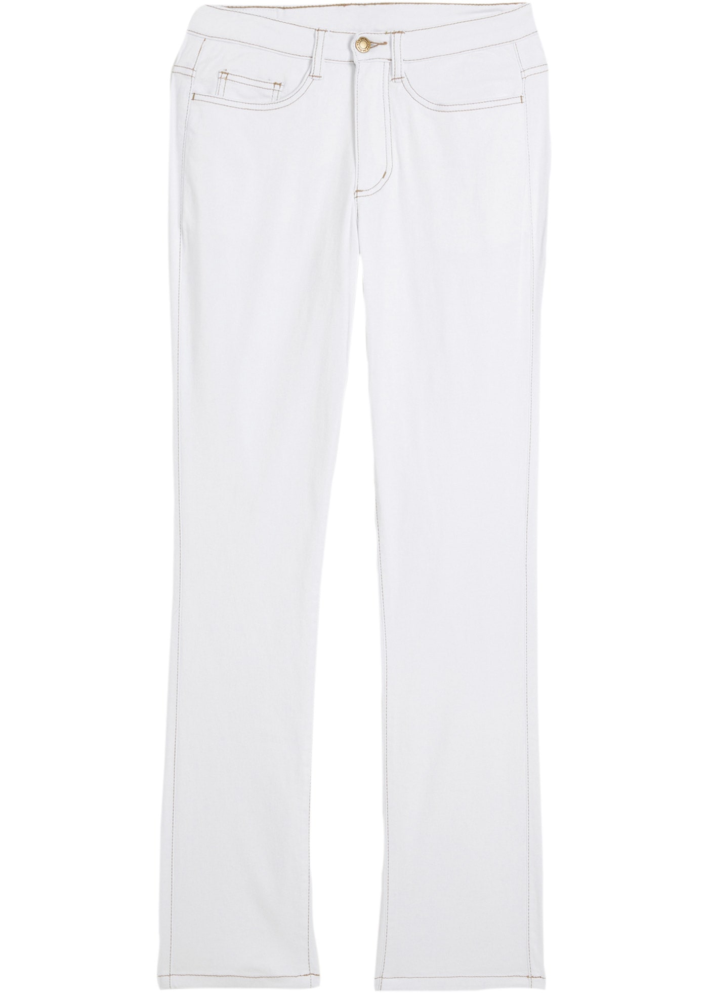 bonprix Straight-Jeans 1 Regular Fit, Komfort-Stretch-Material, leichte Stoffqualität