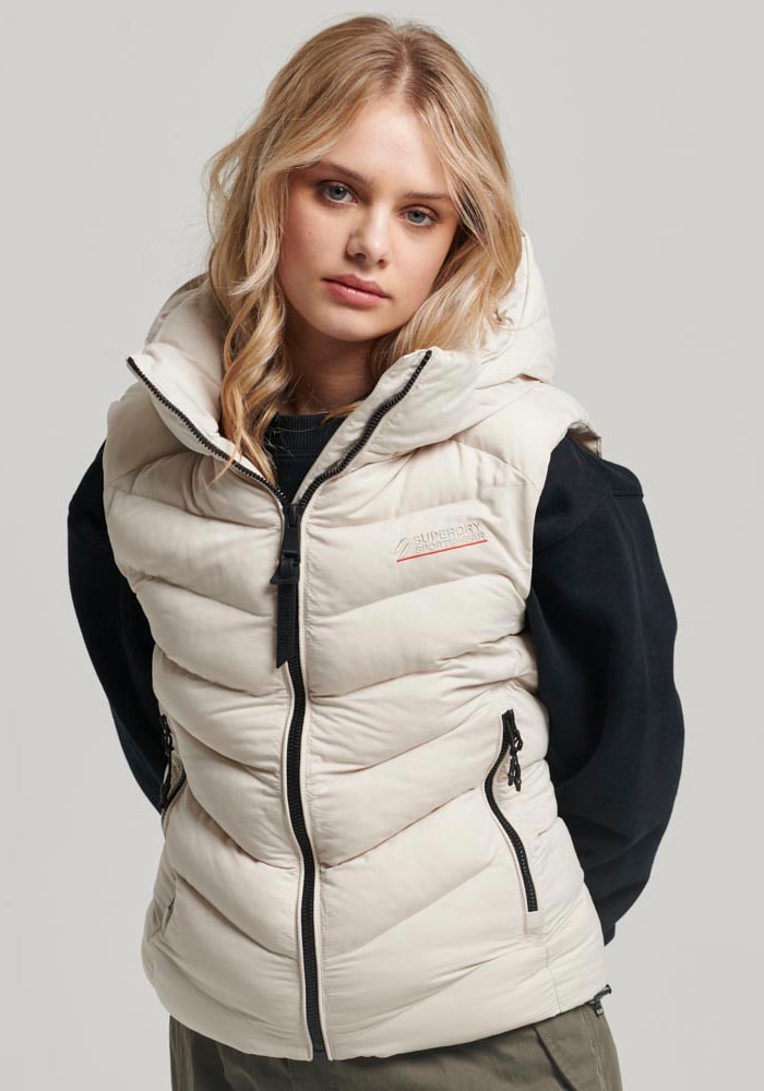 bei Superdry OTTO »HOODED GILET« MICROFIBRE PADDED Steppweste