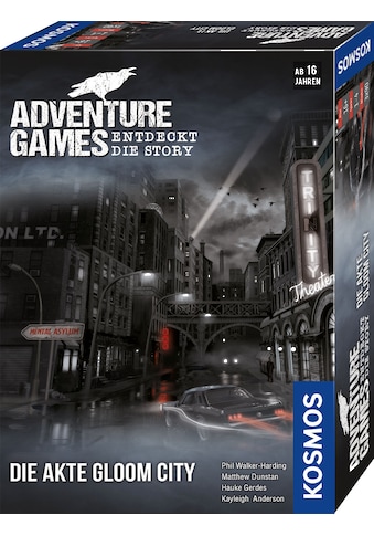 Kosmos Spiel »Adventure Games - Die Akte Gloom City«, Made in Germany kaufen