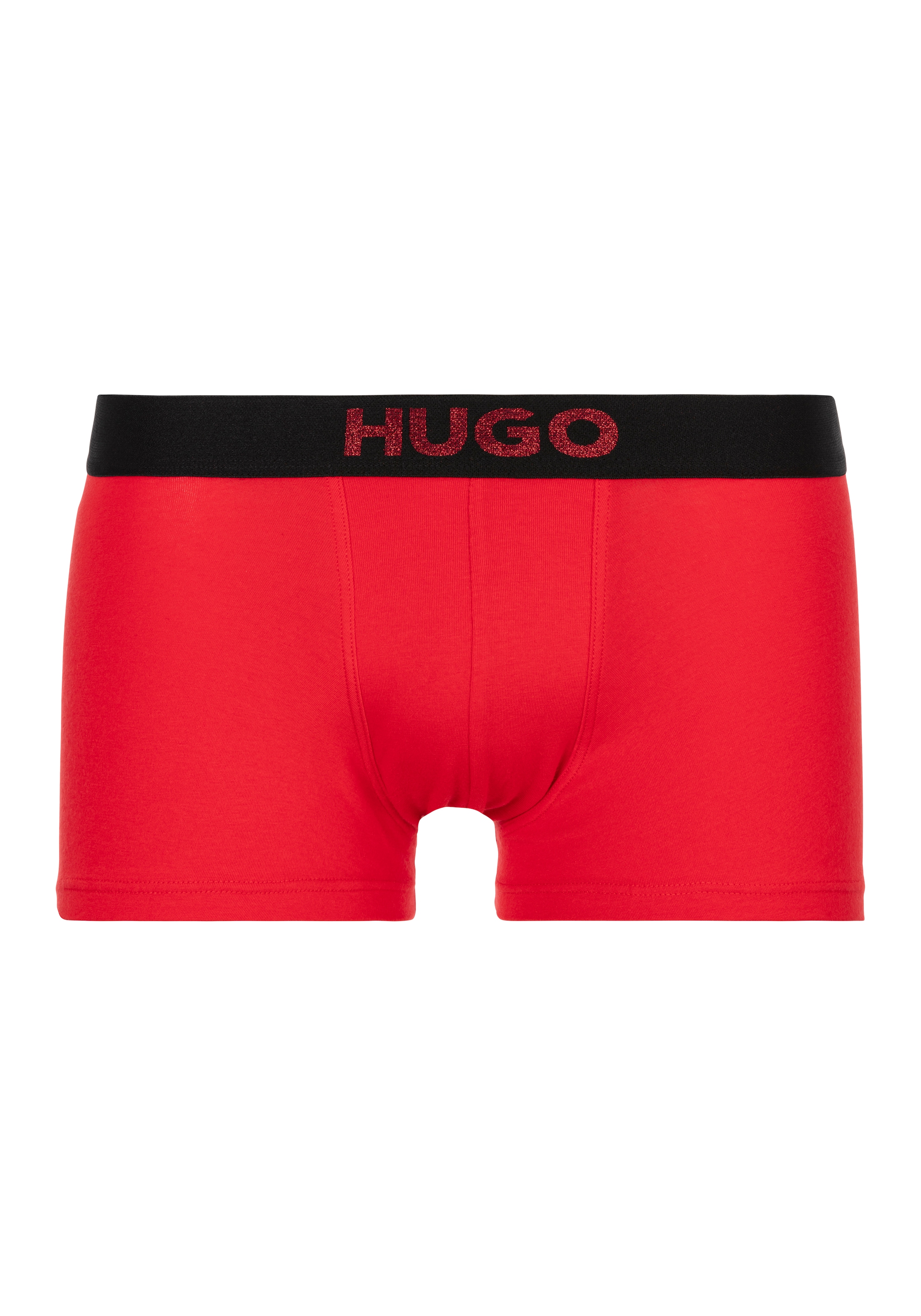 HUGO Underwear Trunk, (Set, 2), mit angesetztem Bund