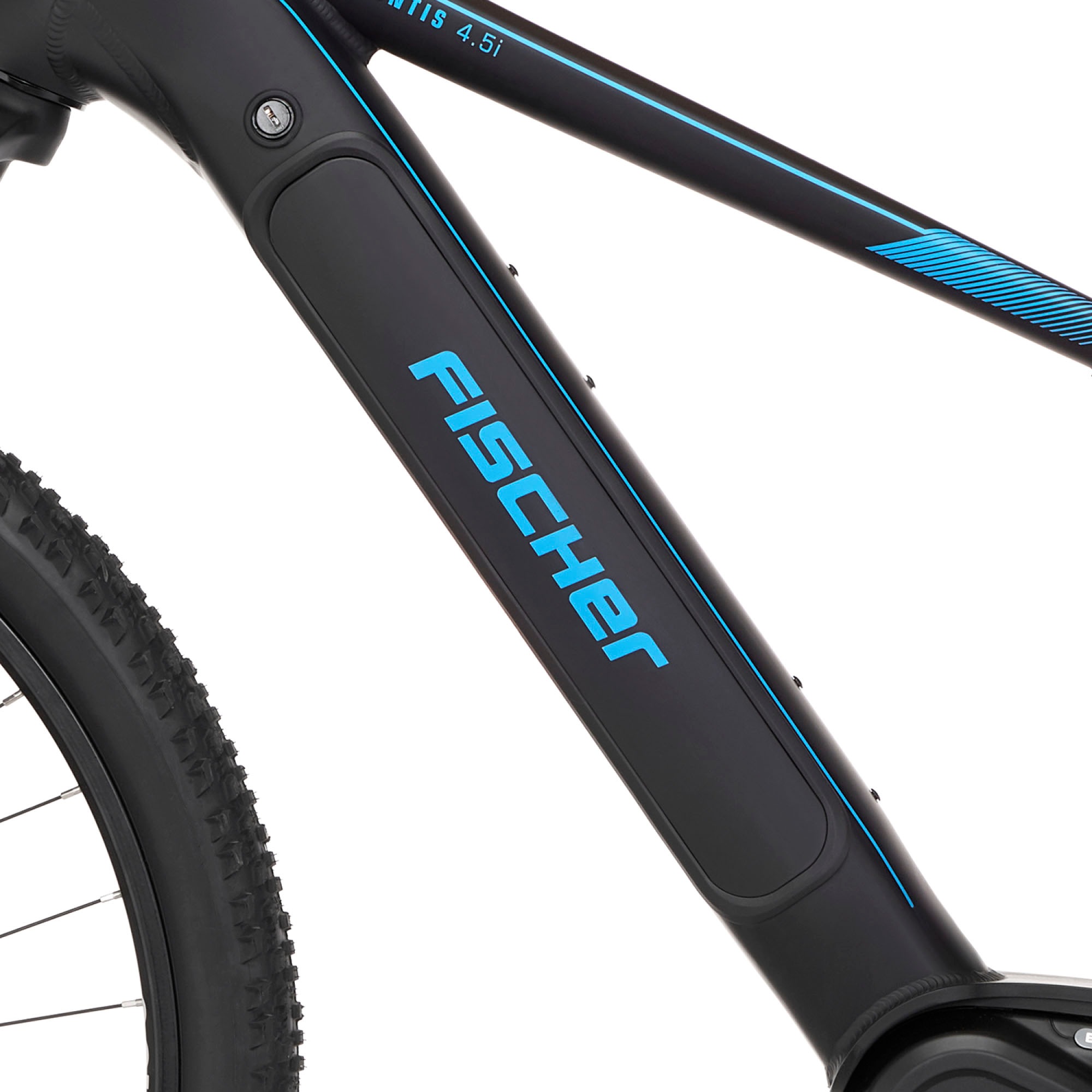 FISCHER Fahrrad E-Bike »MONTIS 4.5i 522«, 10 Gang, Shimano, Deore, Mittelmotor 250 W, (mit Fahrradschloss), Pedelec, Elektrofahrrad für Damen u. Herren, MTB