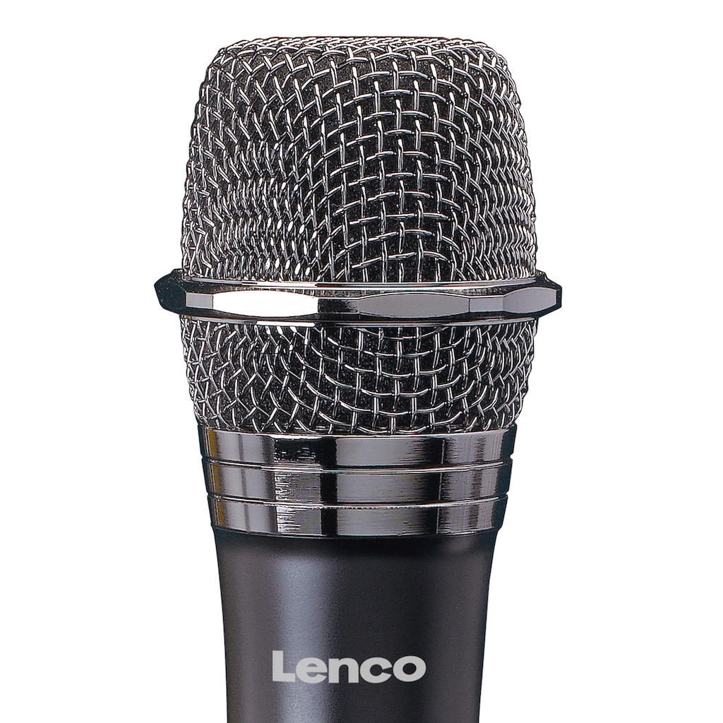 Lenco Mikrofon »MCW-011BK - Kabelloses Mikrofon mit 6,3 mm Receiver«
