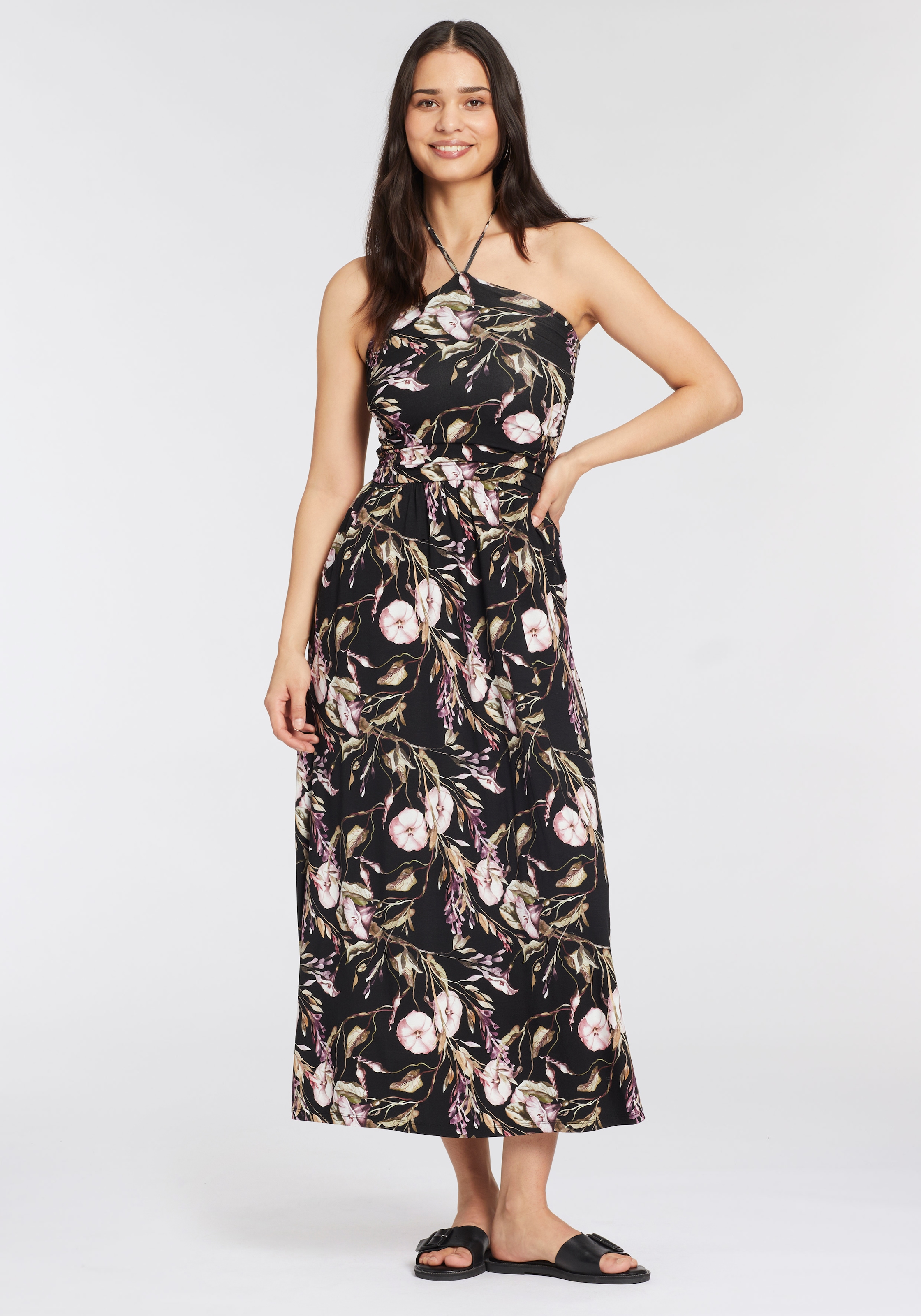 Laura Scott Maxikleid, mit femininen Allover-Print - NEUE KOLLEKTION