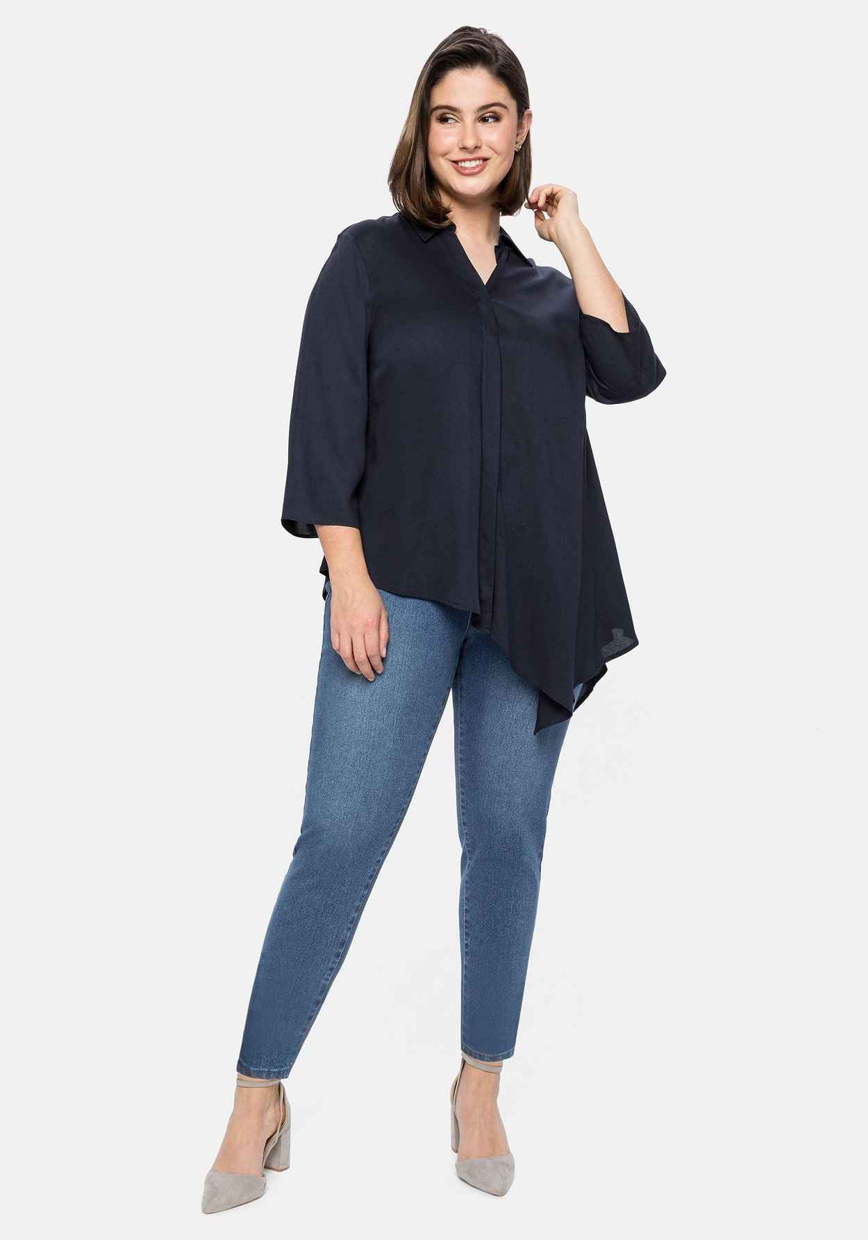 Sheego Stretch-Jeans »Jeggings mit Gummibund und Gürtelschlaufen«