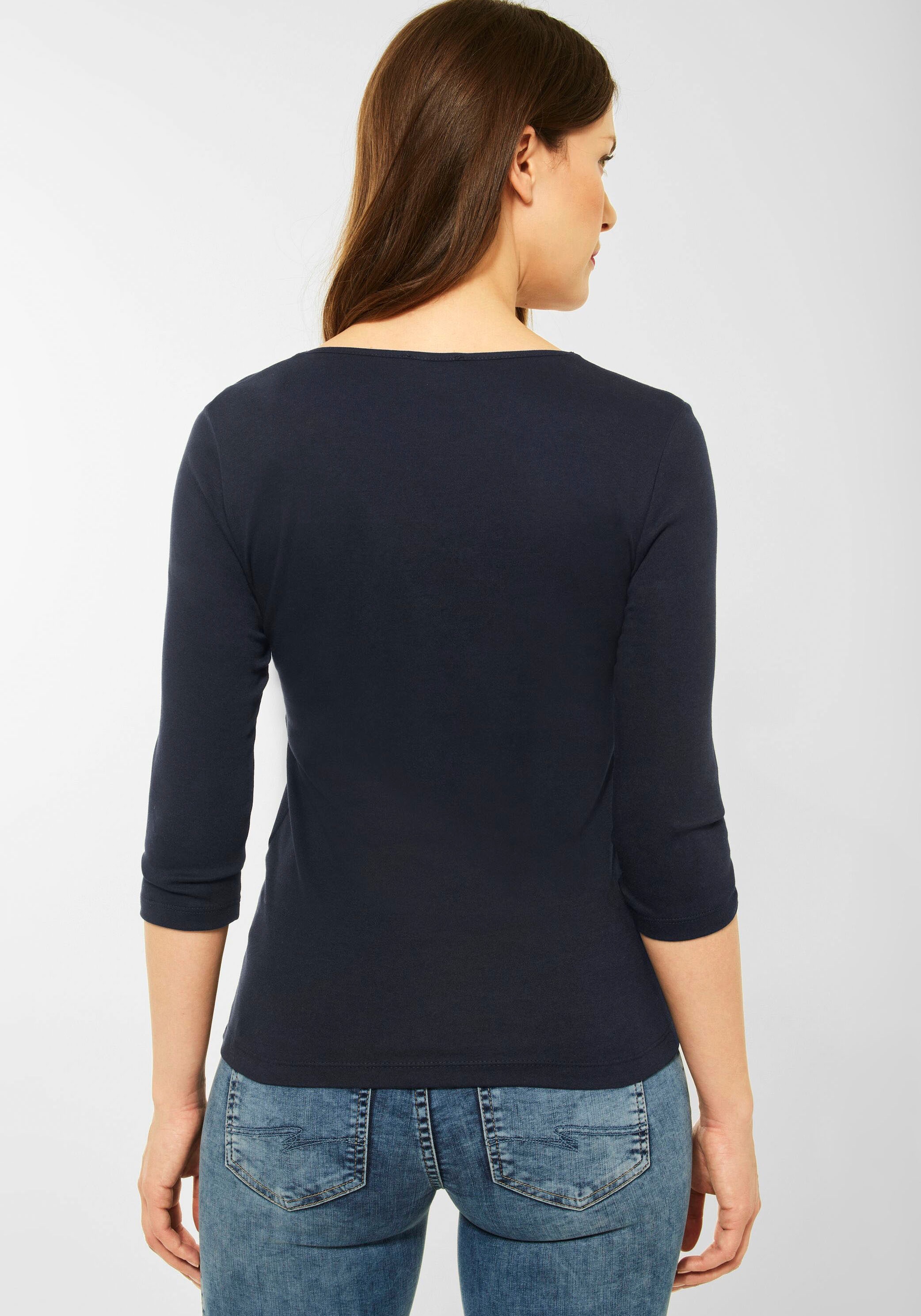STREET ONE 3/4-Arm-Shirt »Style Pania«, mit extra Futter an der Vorderseite