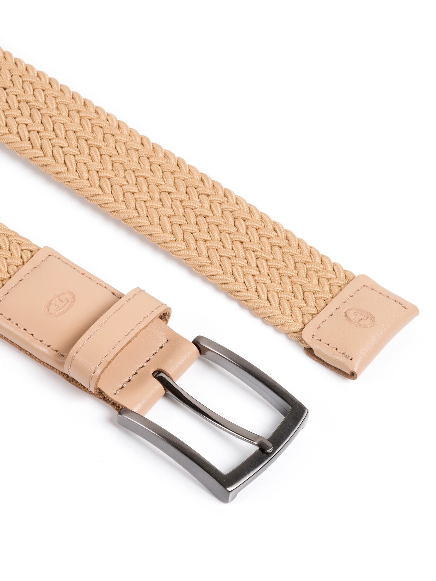 TOM TAILOR Flechtgürtel »TTJAMIE«, 3,5 cm breiter Flechtgürtel, Casual Look, bis Gr. 120