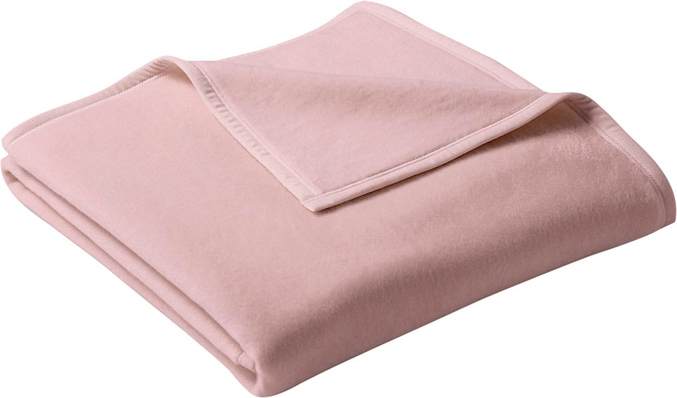BIEDERLACK Wohndecke »Uno Cotton«, in schönen Unifarben