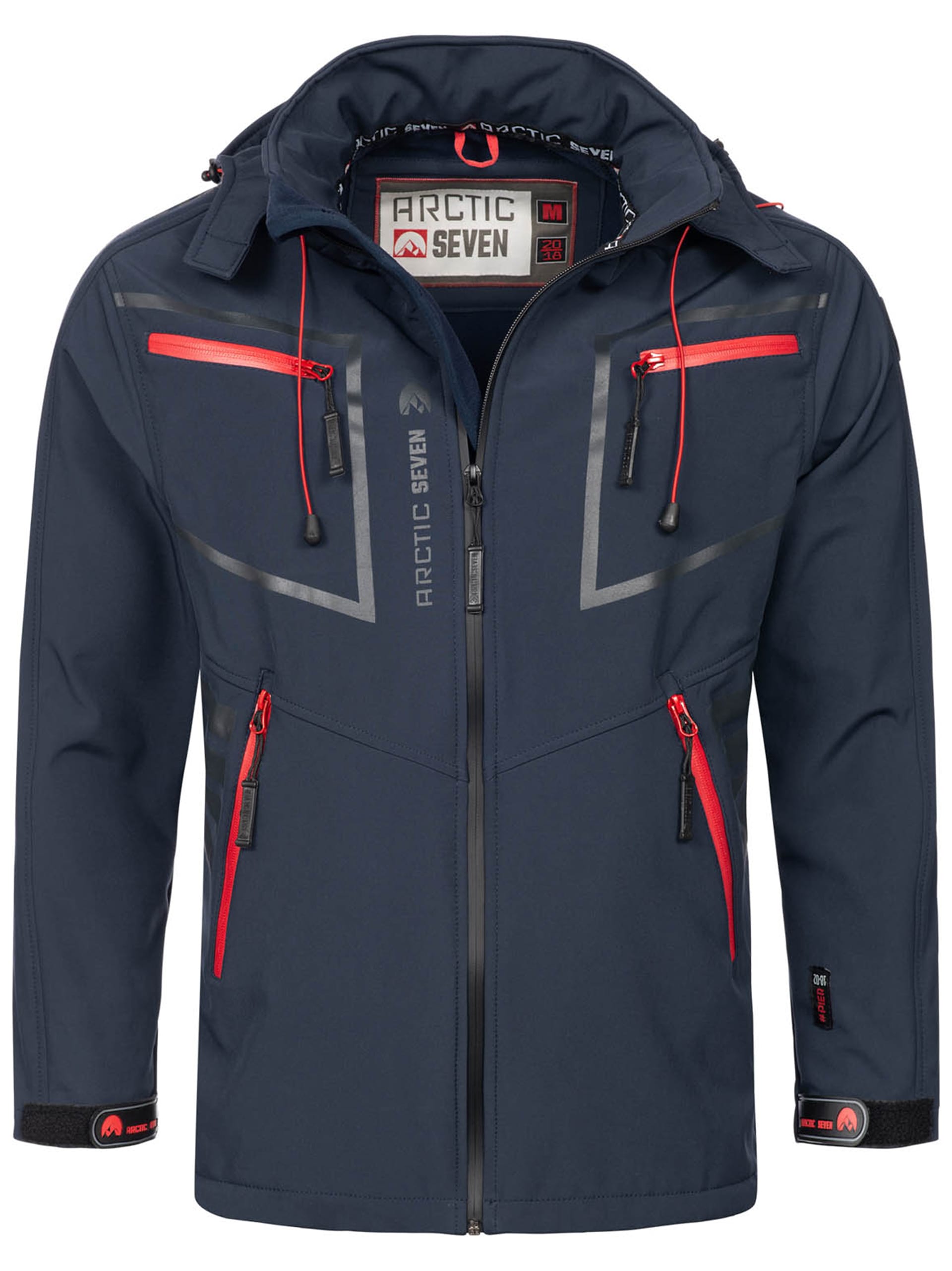 Arctic Seven Softshelljacke »Arctic Seven Herren Softshell Jacke AS088«