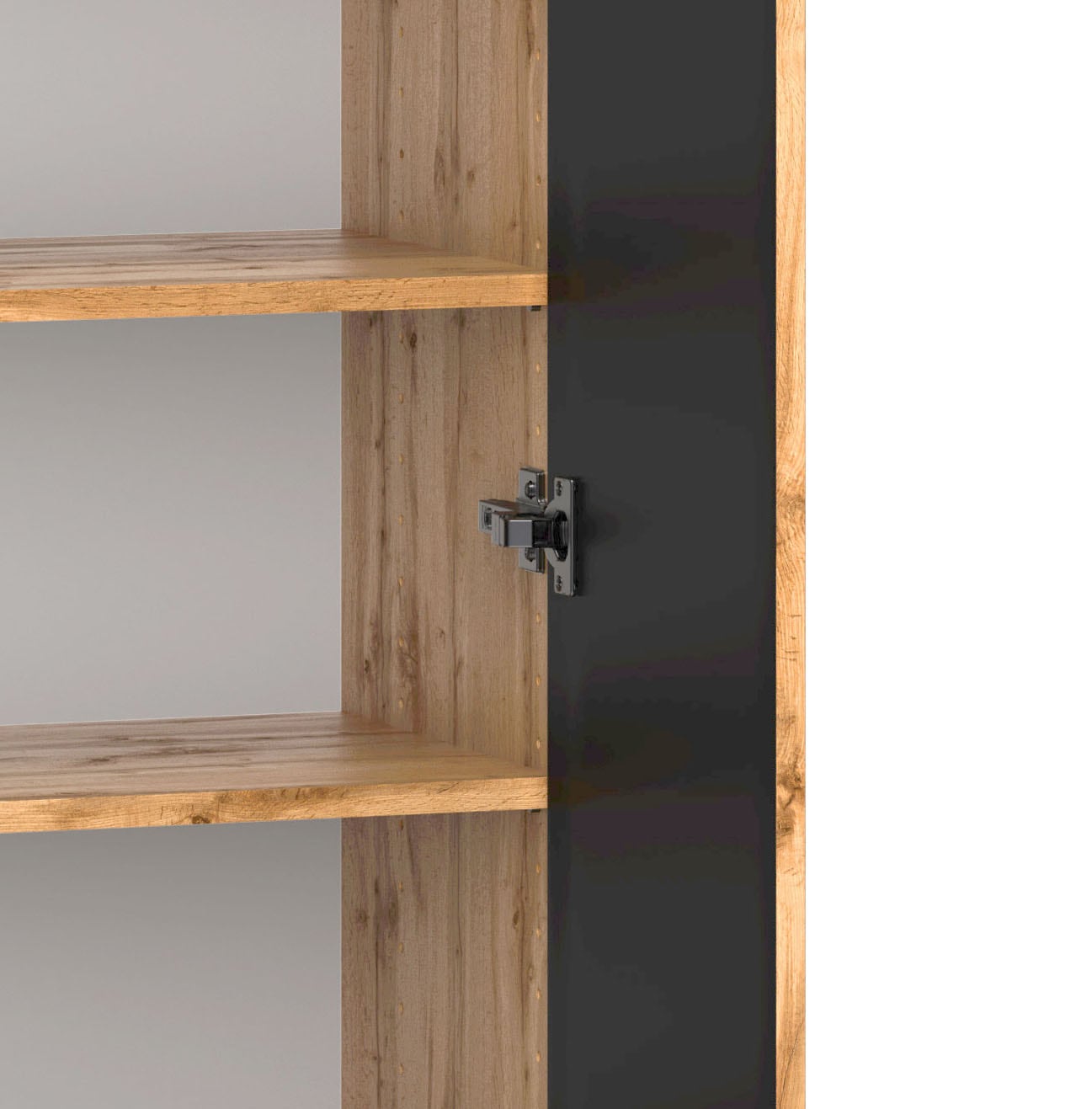 welltime Midischrank, Welltime, Breite 60 cm, 2-türig, gedämpft