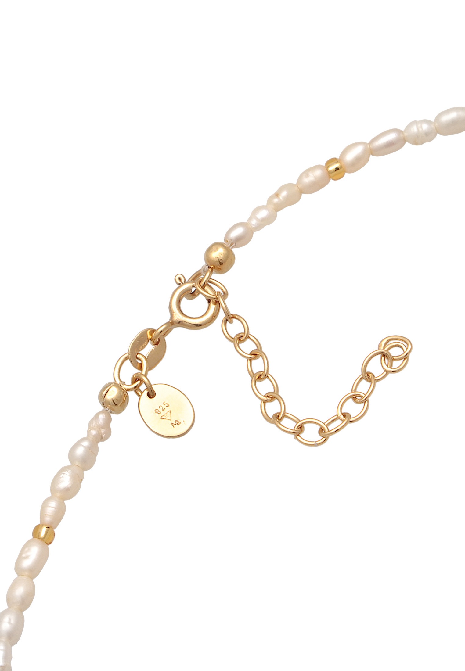 Elli Premium Choker »Halskette Choker Süßwasserperlen Klassik 925 Silber«