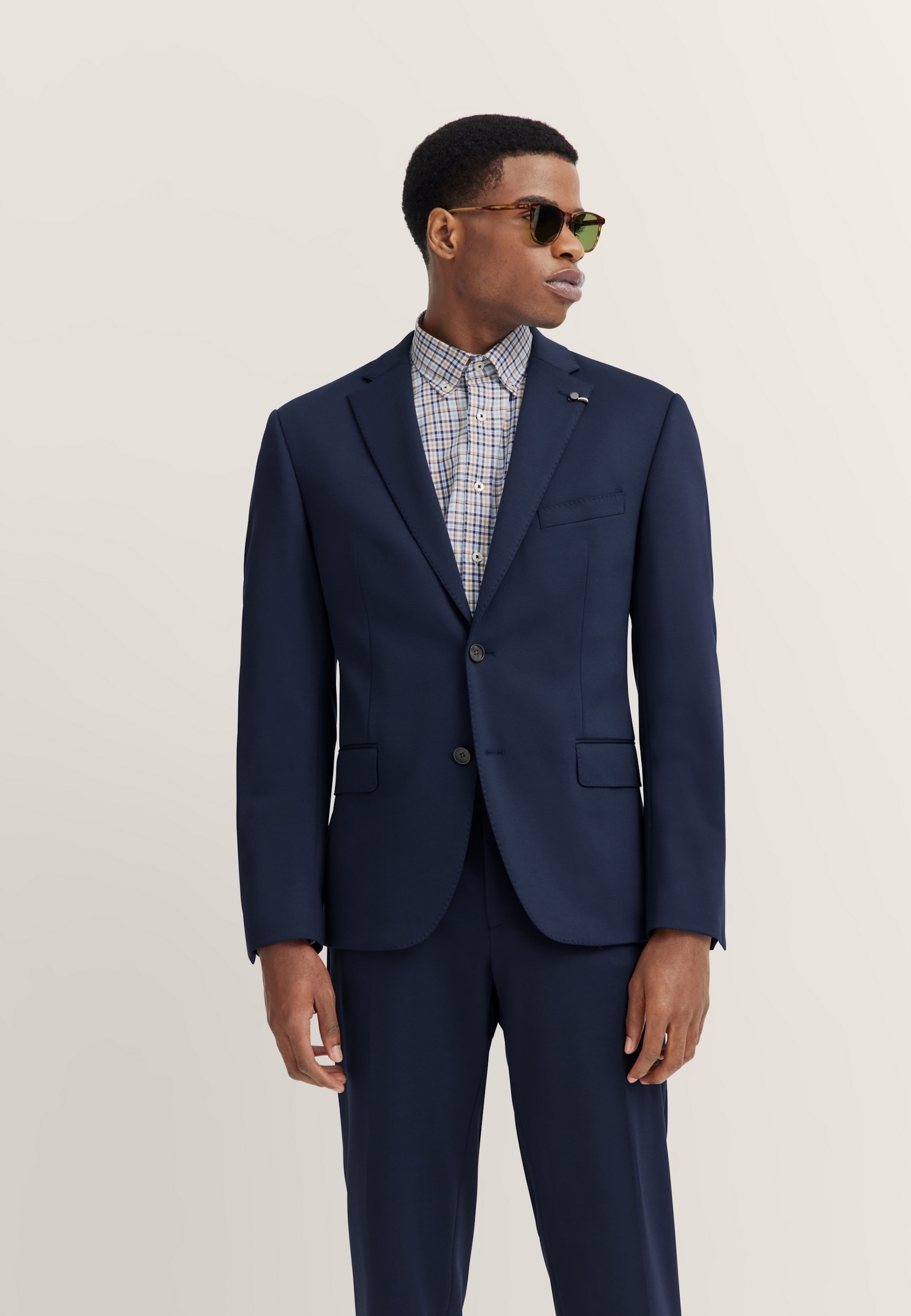 bugatti Anzugsakko »Regular Fit« Jersey-Artikel mit Stretch