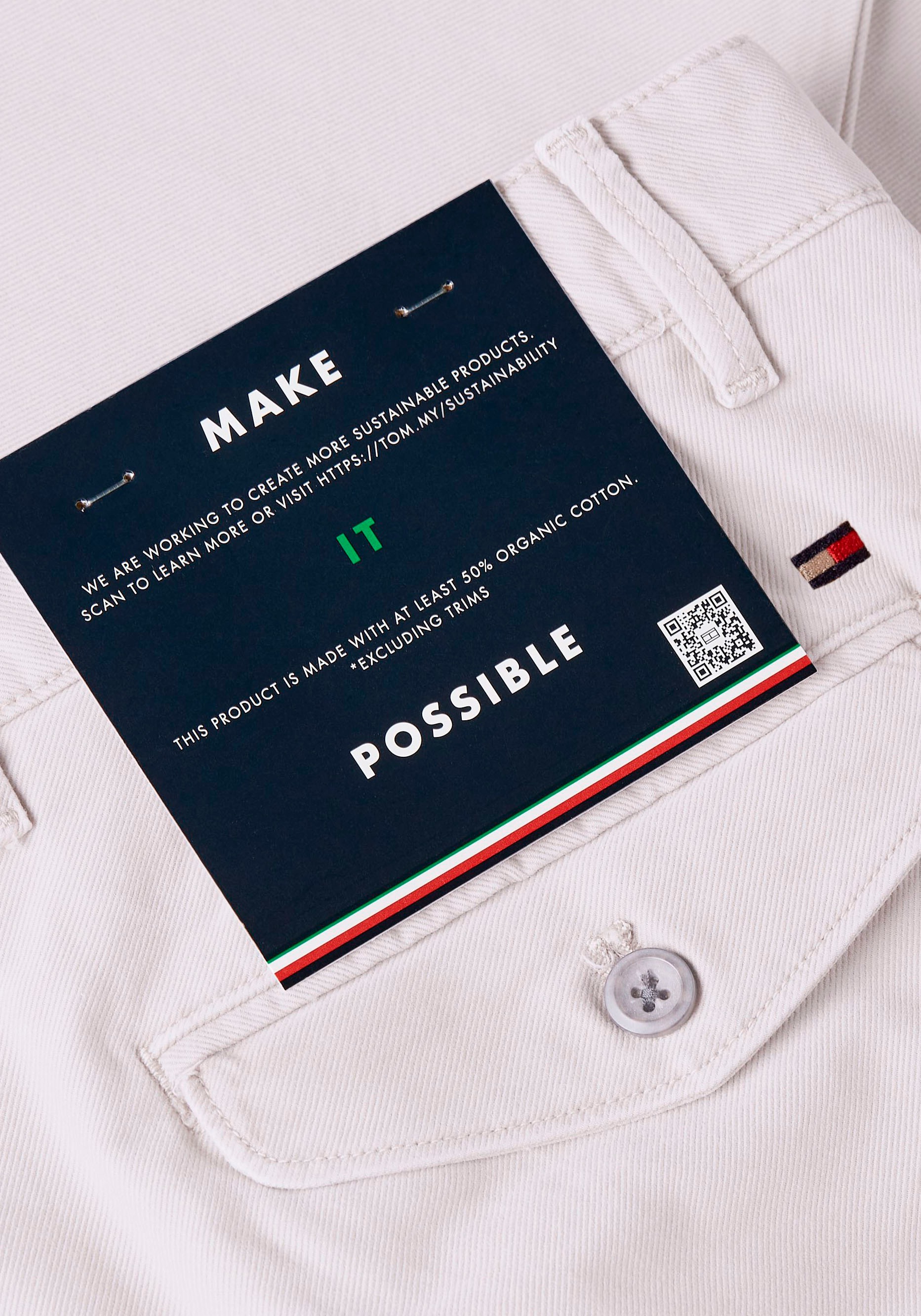 Tommy Hilfiger Chinohose »CHINO CHELSEA GABARDINE GMD«, mit Logostickerei auf der Hintertasche