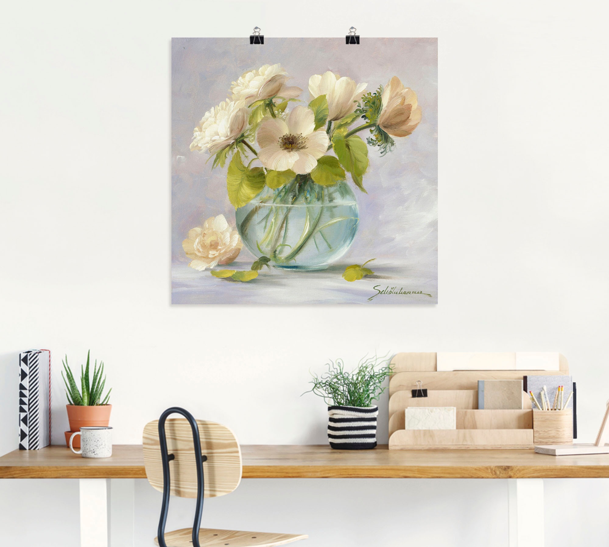 Artland Wandbild »Gelbe Windröschen«, Blumen, (1 St.), als Leinwandbild, Poster in verschied. Größen