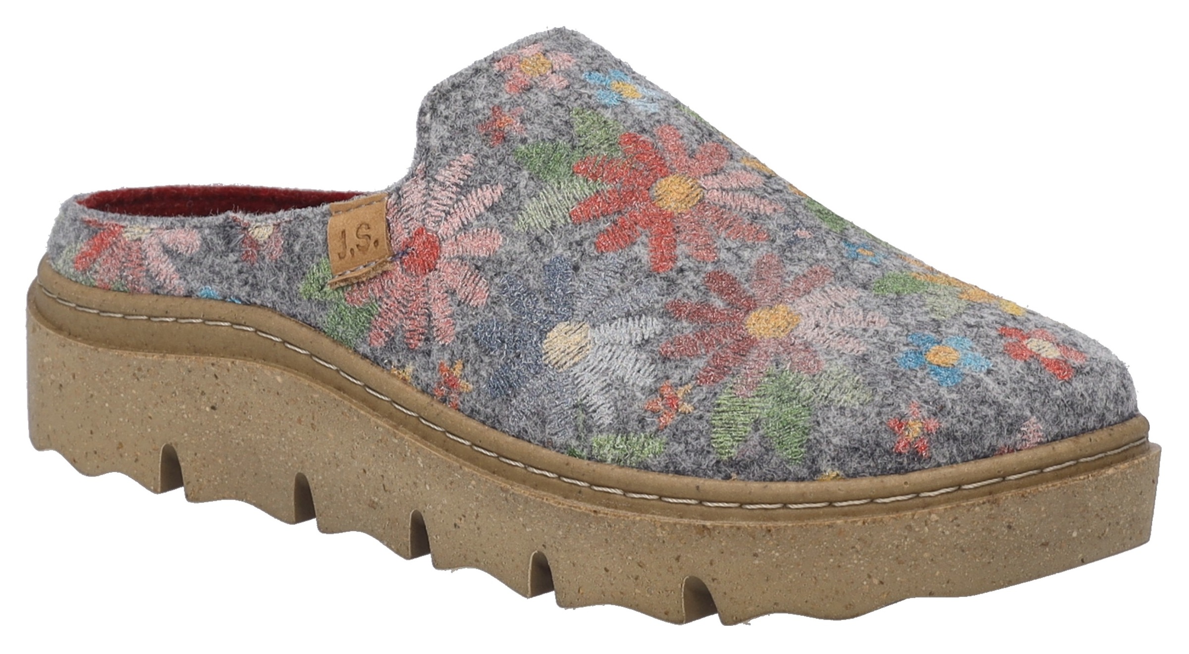 Josef Seibel Hausschuh »Charmaux 01«  Pantoffel, Slipper mit modischer Plateausohle, Weite G (=weit)