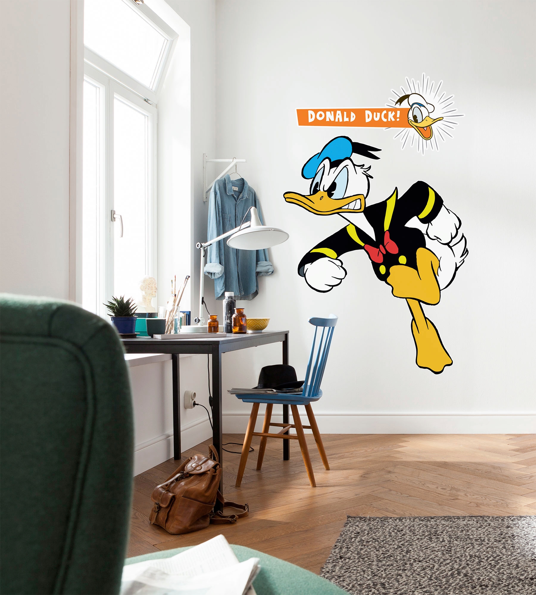 Komar Vliestapete »Donald angry XXL«, 127x200 cm (Breite x Höhe), selbstklebendes Vlies