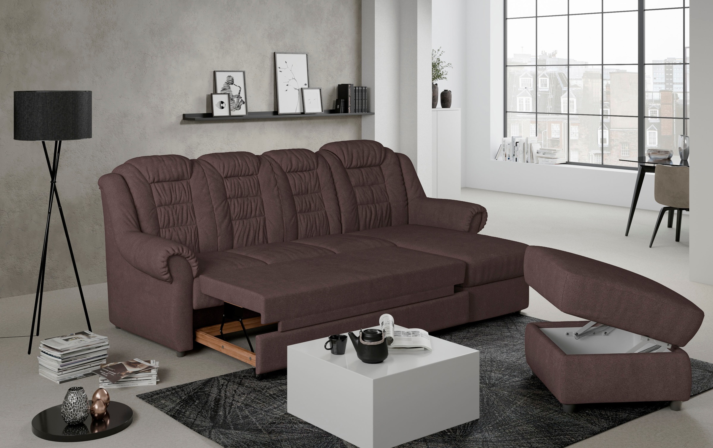 Home affaire Hocker »Boston«, mit Stauraum