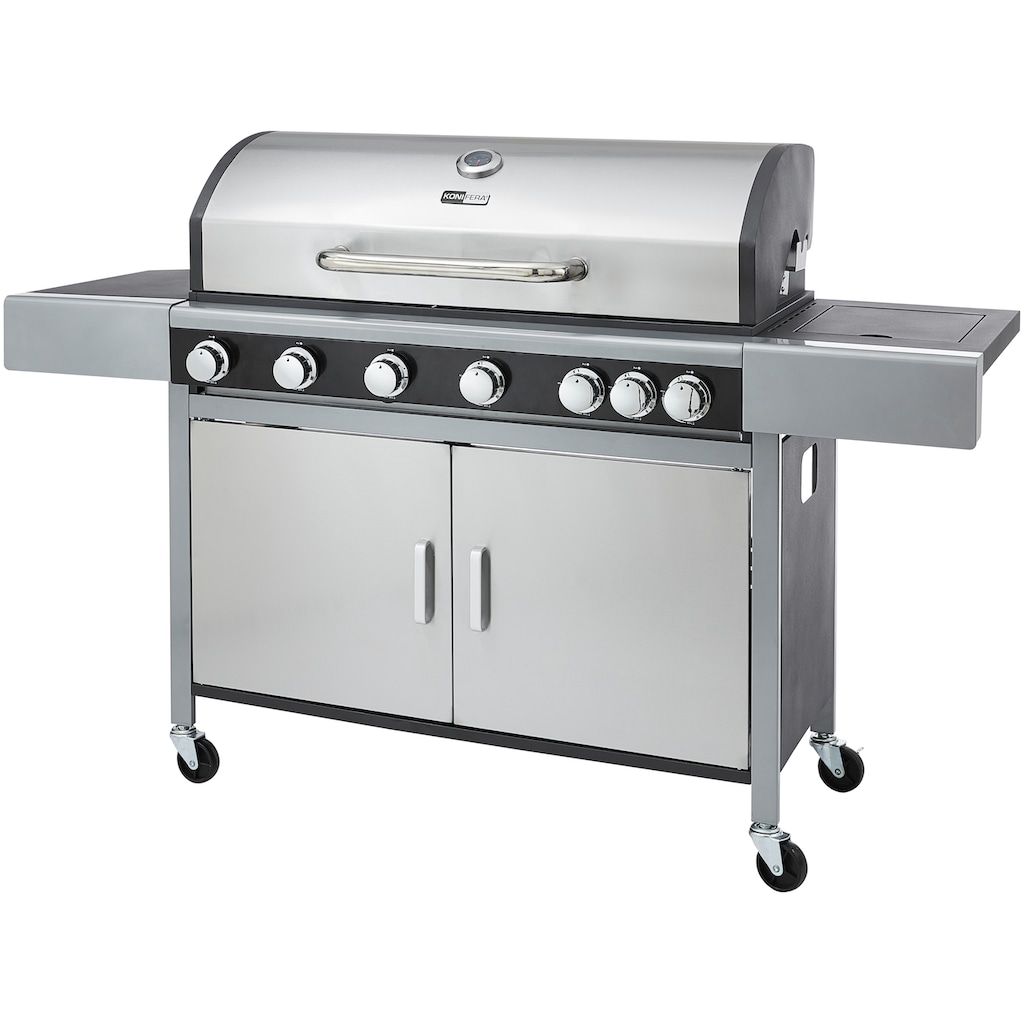 KONIFERA Gasgrill »Livorno«, BxTxH: 161,5x57x111 cm, mit Drehspieß. GRATIS-Zugabe: 1 Schutzhülle