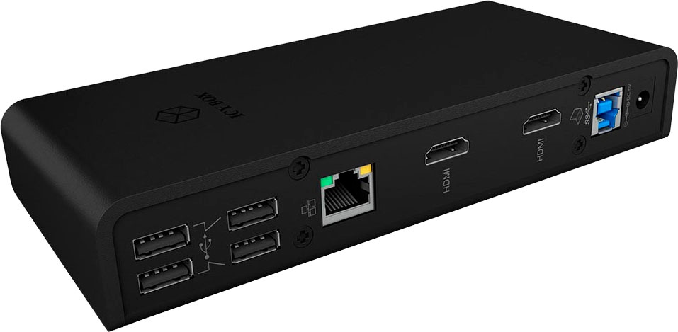 ICY BOX Laptop-Dockingstation »ICY BOX USB 3.0 Notebook DockingStation, DisplayLink, 2x HDMI«