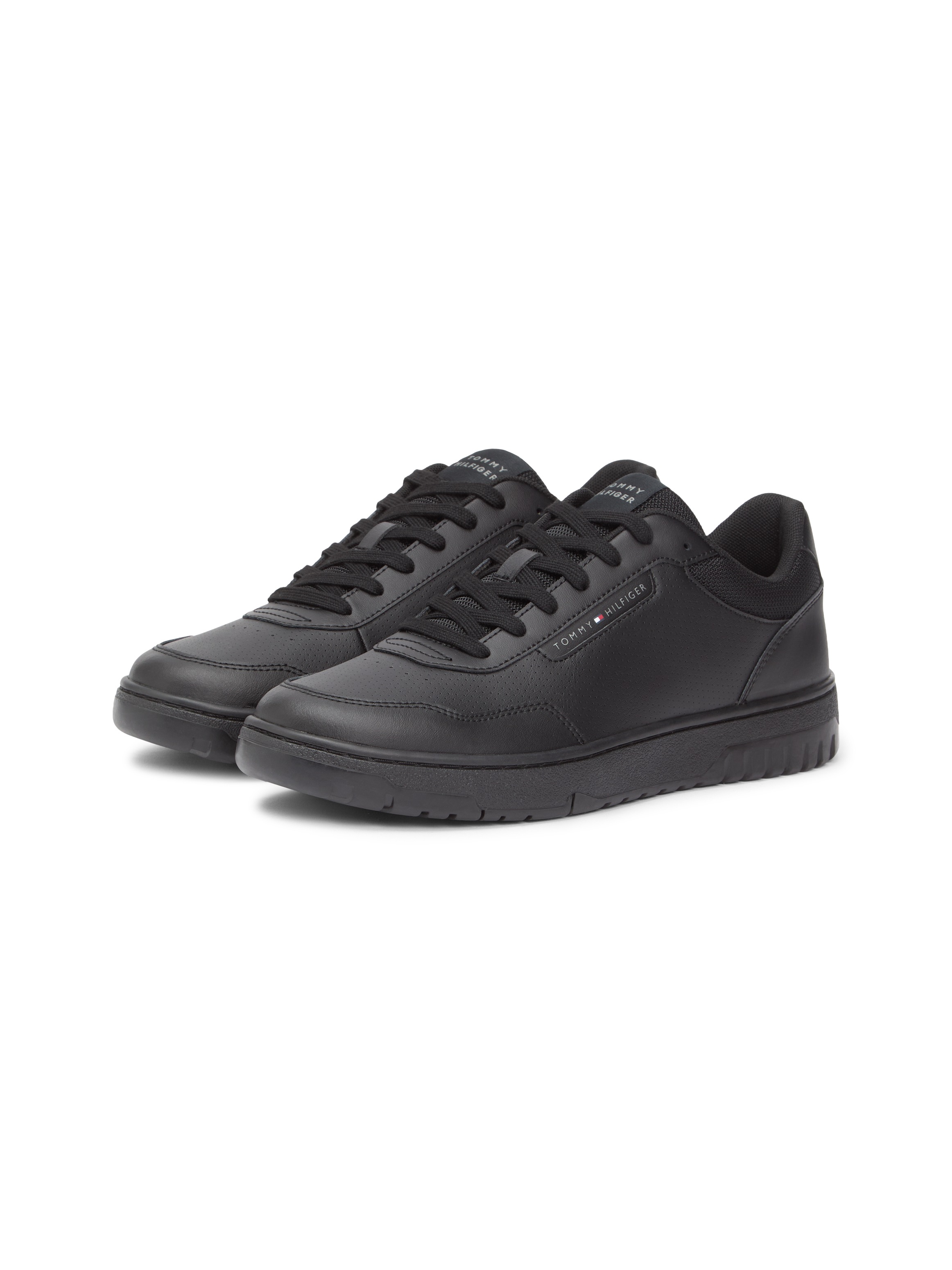 Tommy Hilfiger Sneaker »BASKET CORE LITE LTH BLOCK«  , Freizeitschuh, Halbschuh, Schnürschuh mit seitlicher Logoverzierung