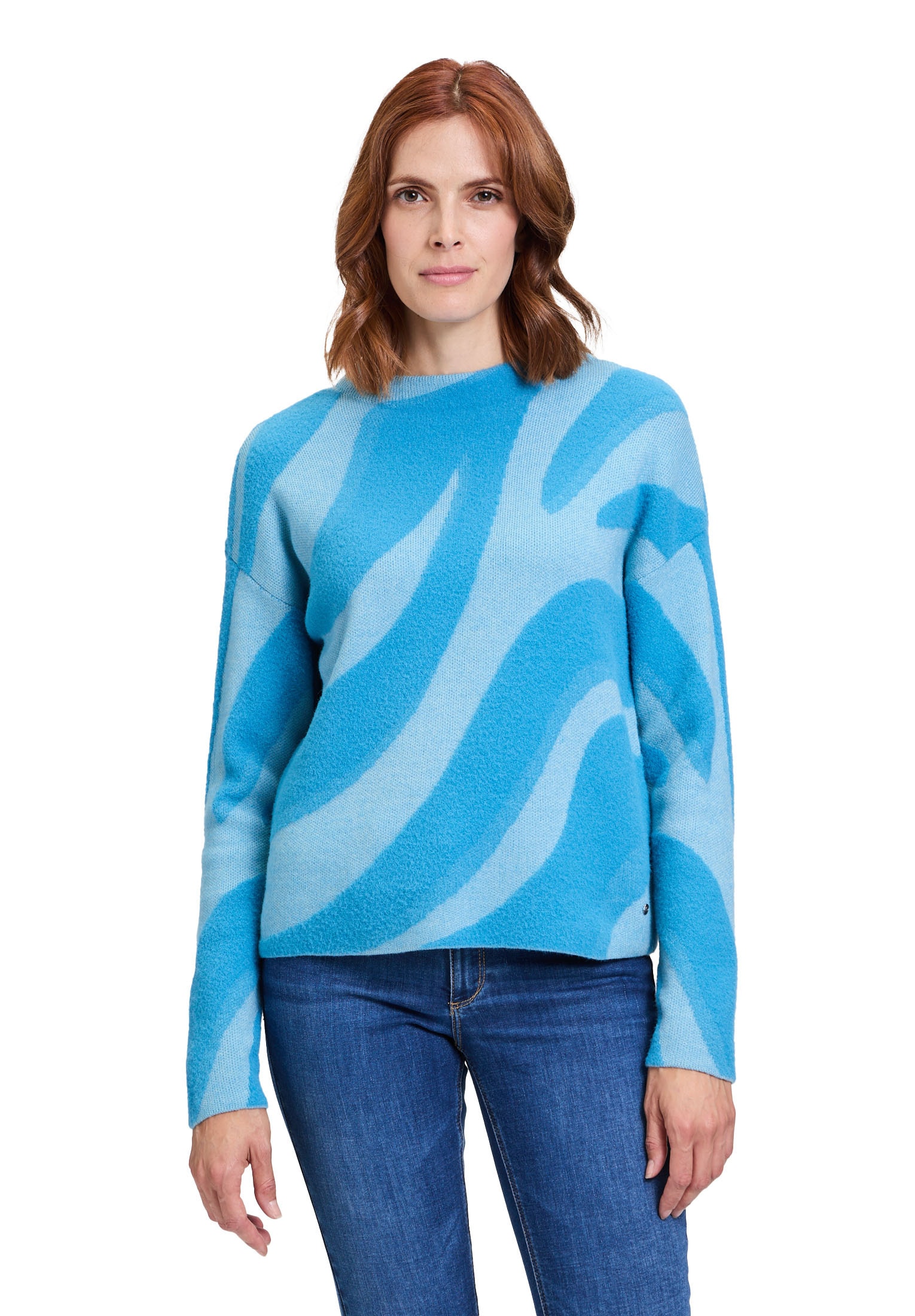 Betty&Co Strickpullover »Strickpullover mit Jacquard«