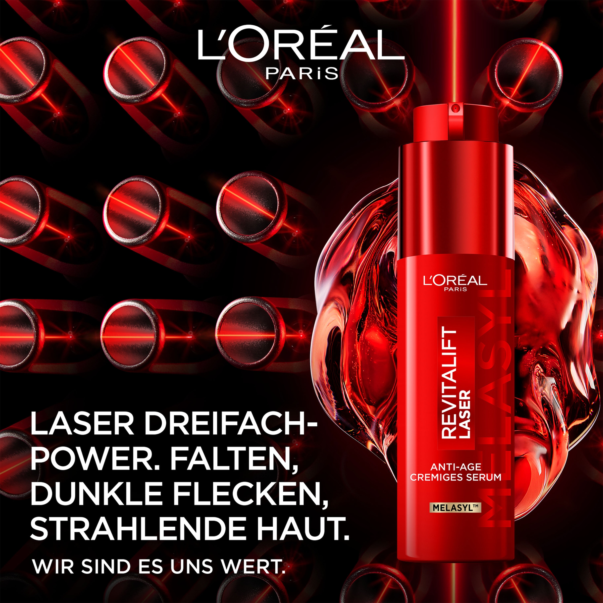 L'ORÉAL PARIS Gesichtsserum »REVITALIFT LASER ANTI-AGE CREMIGES SERUM«
