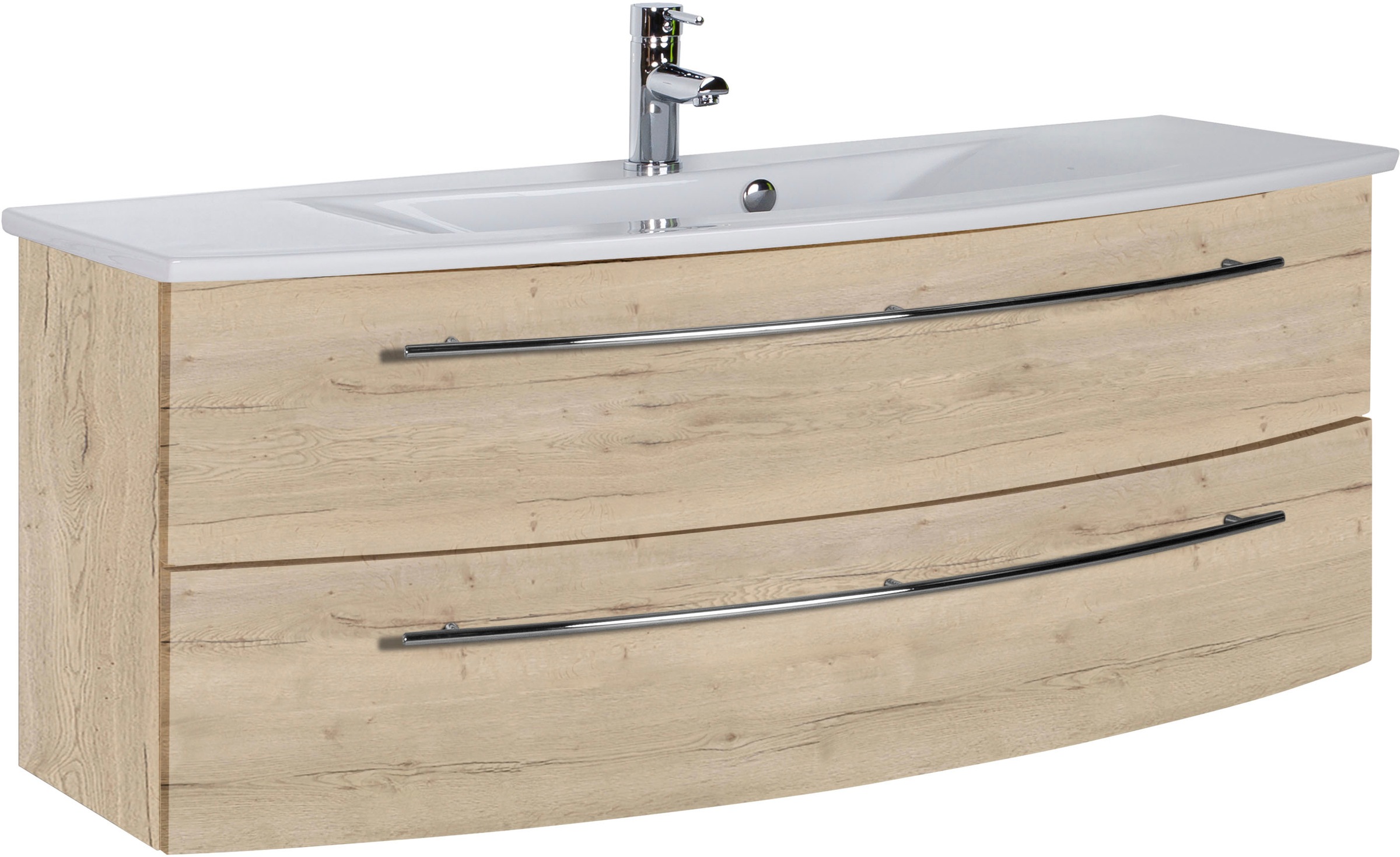 Saphir Waschtisch »3040« in weiß, Größe B/H/T: 121 cm x 90 cm x 51 cm