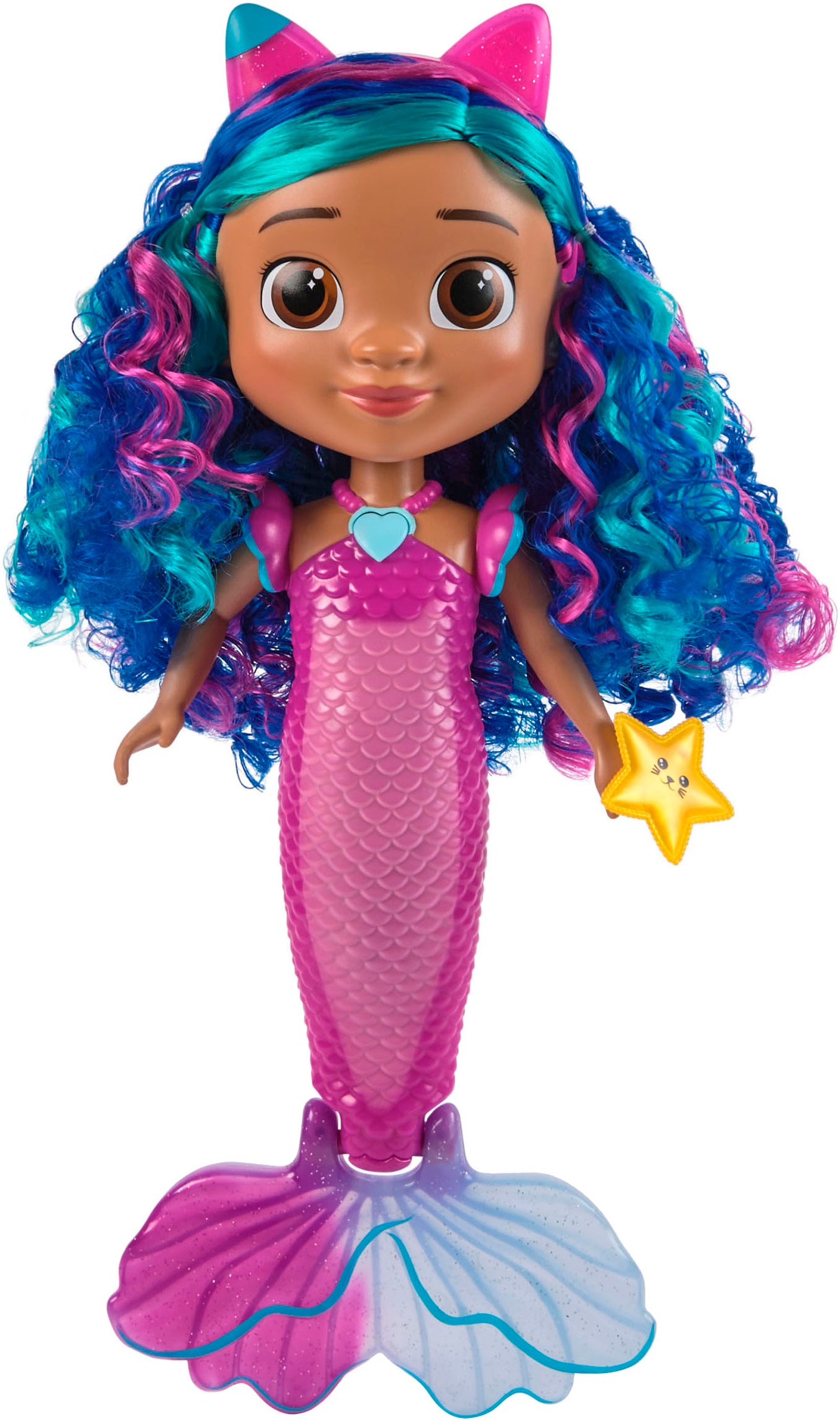 Spin Master Meerjungfrauenpuppe »Gabby’s Dollhouse: Der Film – Sing & Shine Meerjungfrau Gabby«, mit Licht und Sound