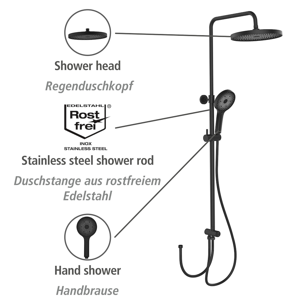 WENKO Duschsystem »Softwater«