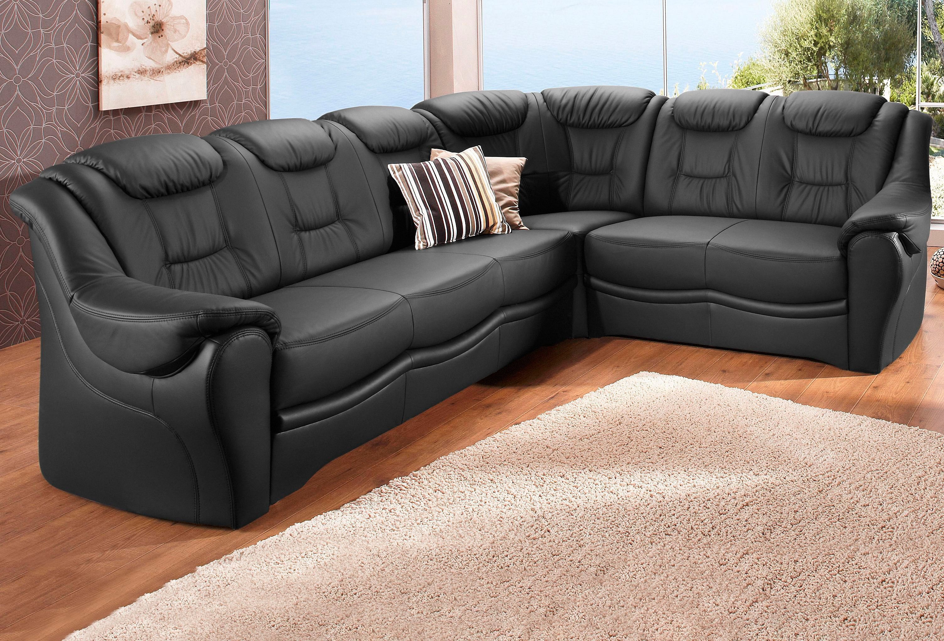 sit&more Ecksofa "Bellevue L-Form" wahlweise mit Schlaffunktion