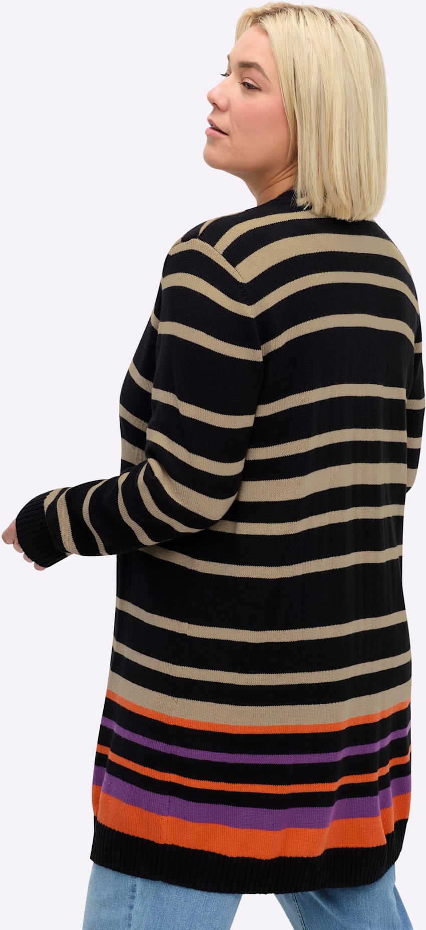 Sheego Longstrickjacke