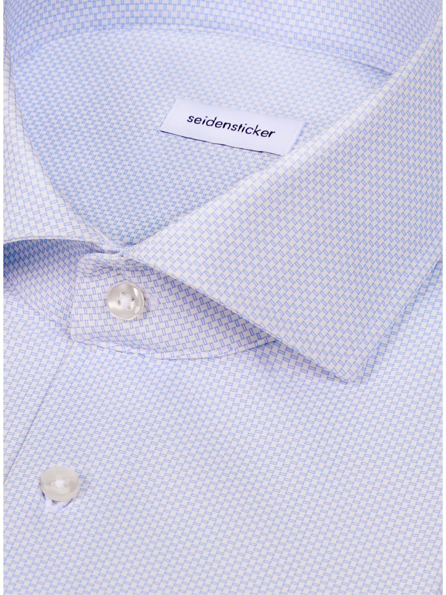 seidensticker Businesshemd »Schwarze Rose« Slim 1/1 Kentkragen Druck