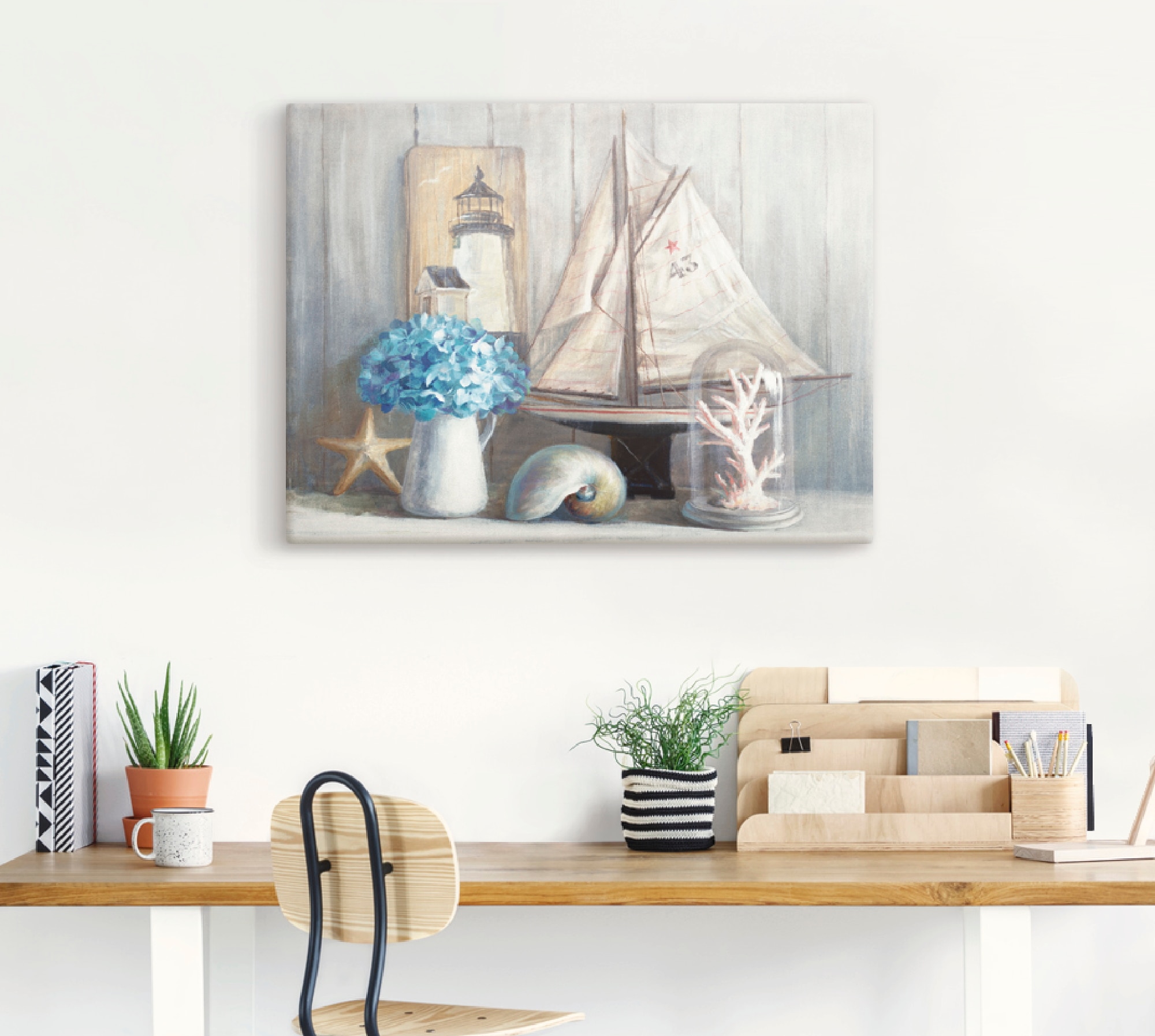 Artland Wandbild »Sommerhaus«, Arrangements, (1 St.), als Leinwandbild, Poster in verschied. Größen