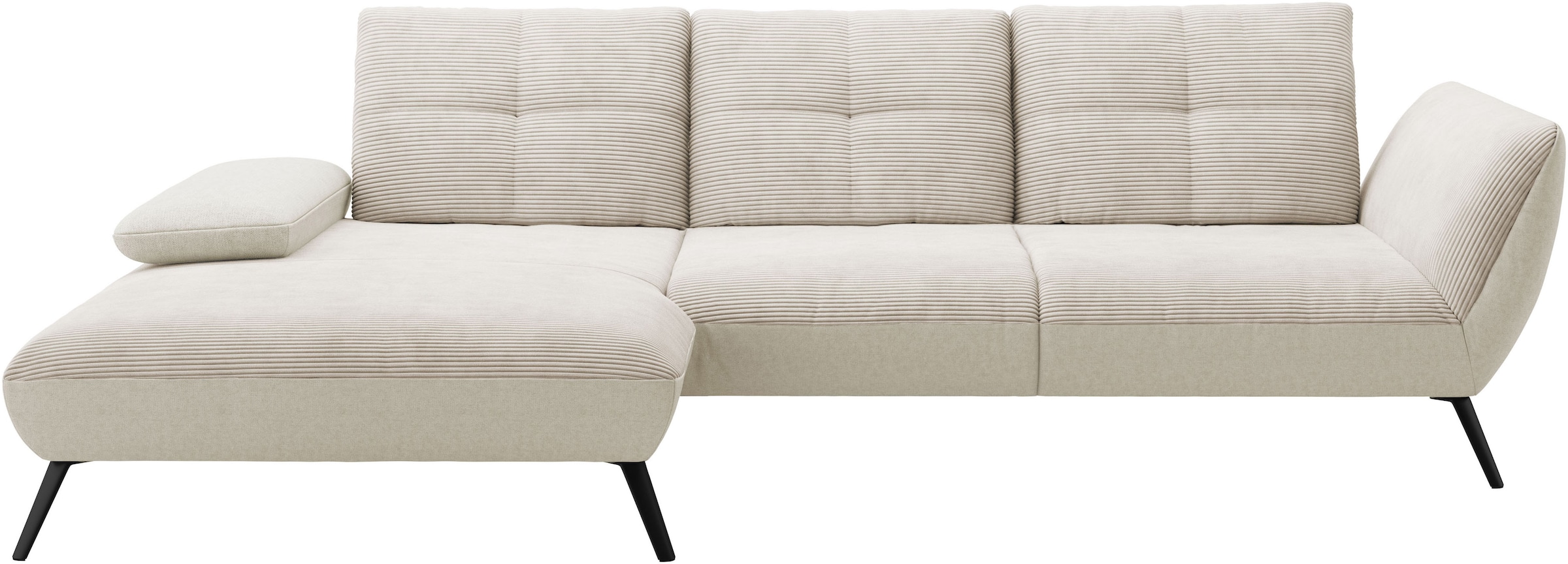 Places of Style Ecksofa »Mikado L-Form«, inkl. Sitztiefenverstellung und Armteilverstellung