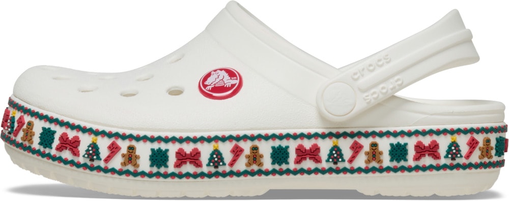 Crocs Clog »Crocband Holiday Clog T«  Weihnachtsschuh, Hausschuh mit buntem Festive Print