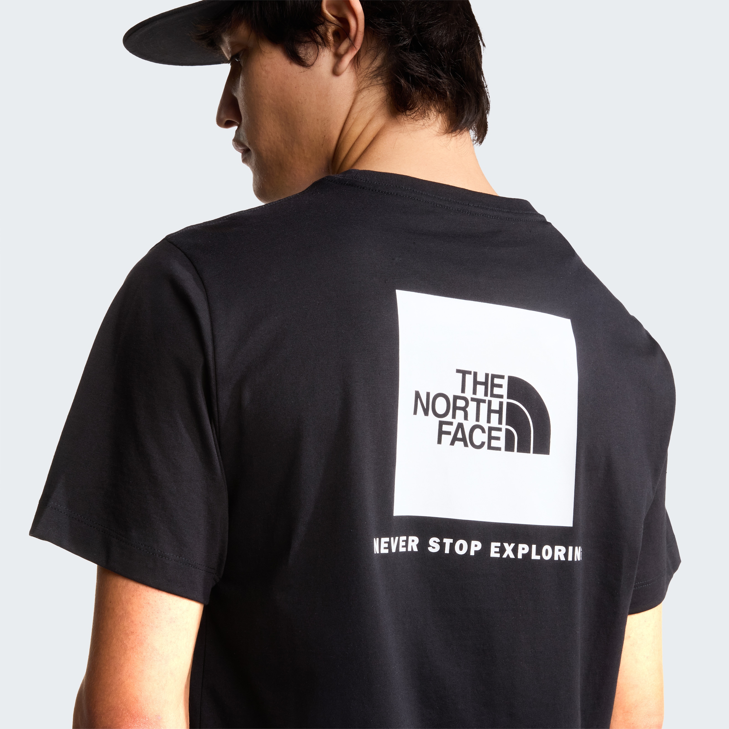 The North Face T-Shirt »M EVOLUTION BOX NSE REGULAR SHORT SLEEVE« normale Passform, Kurzarm, aus Baumwollmischjersey